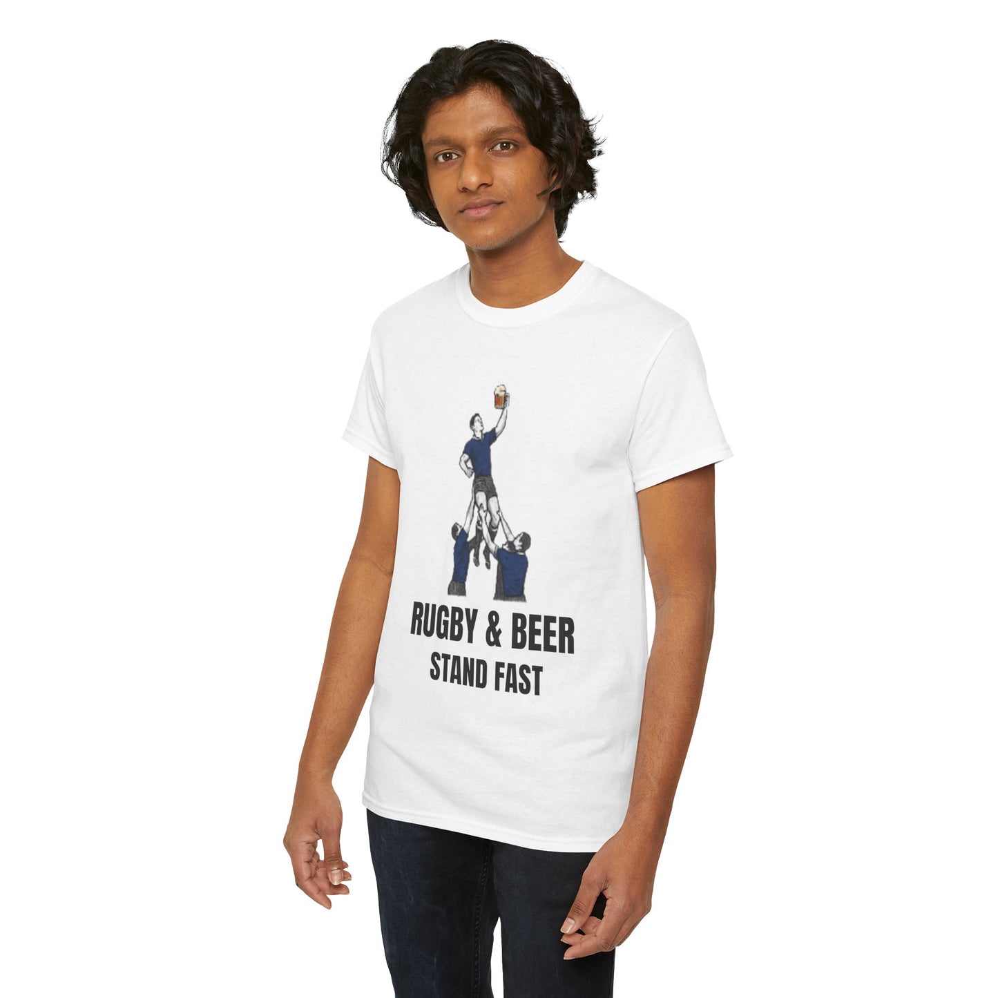 Stand Fast Scotland Rugby T-Shirt | Rugby & Beer Fan Tee