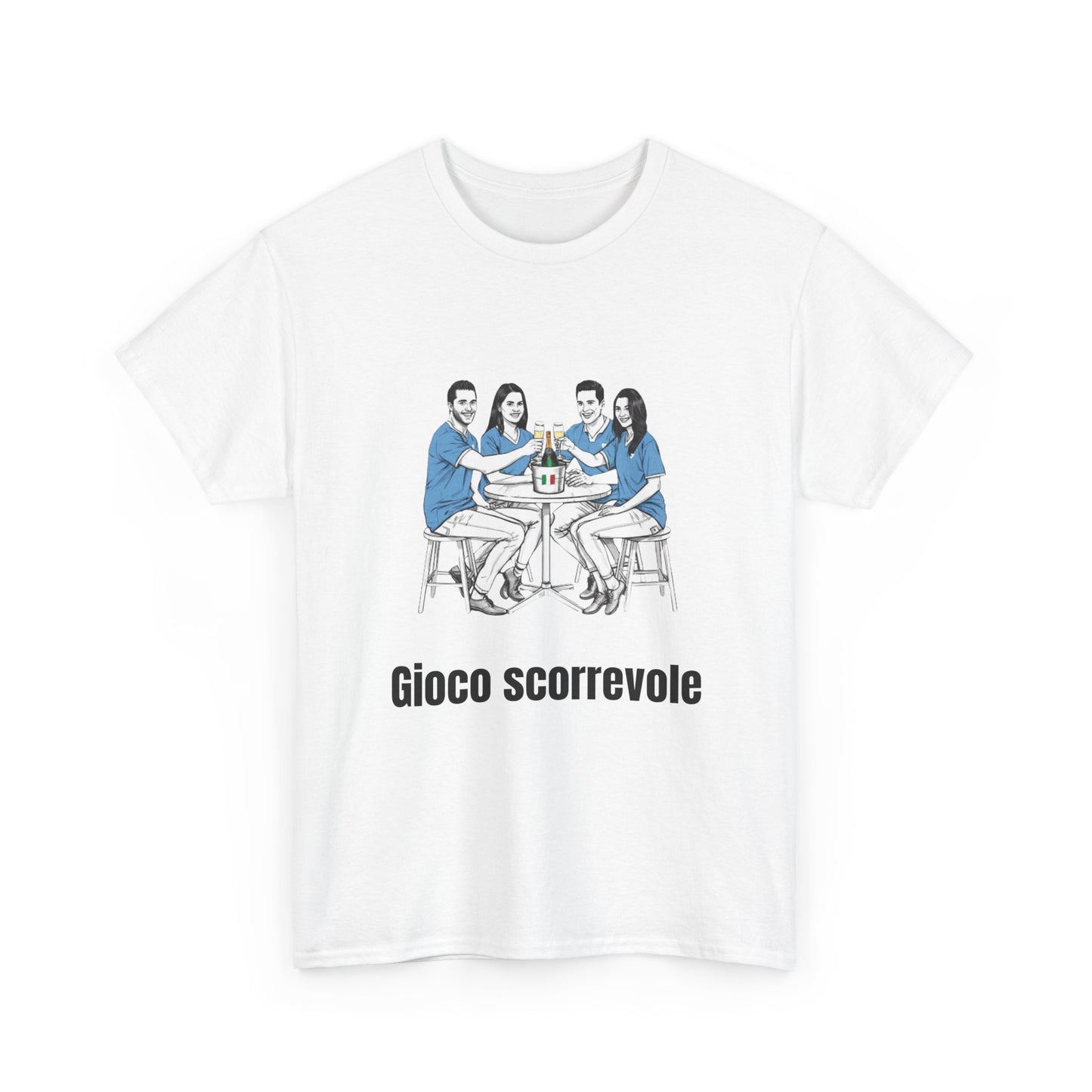Champagne Rugby T-Shirt - Six Nations Italian Fan Gift