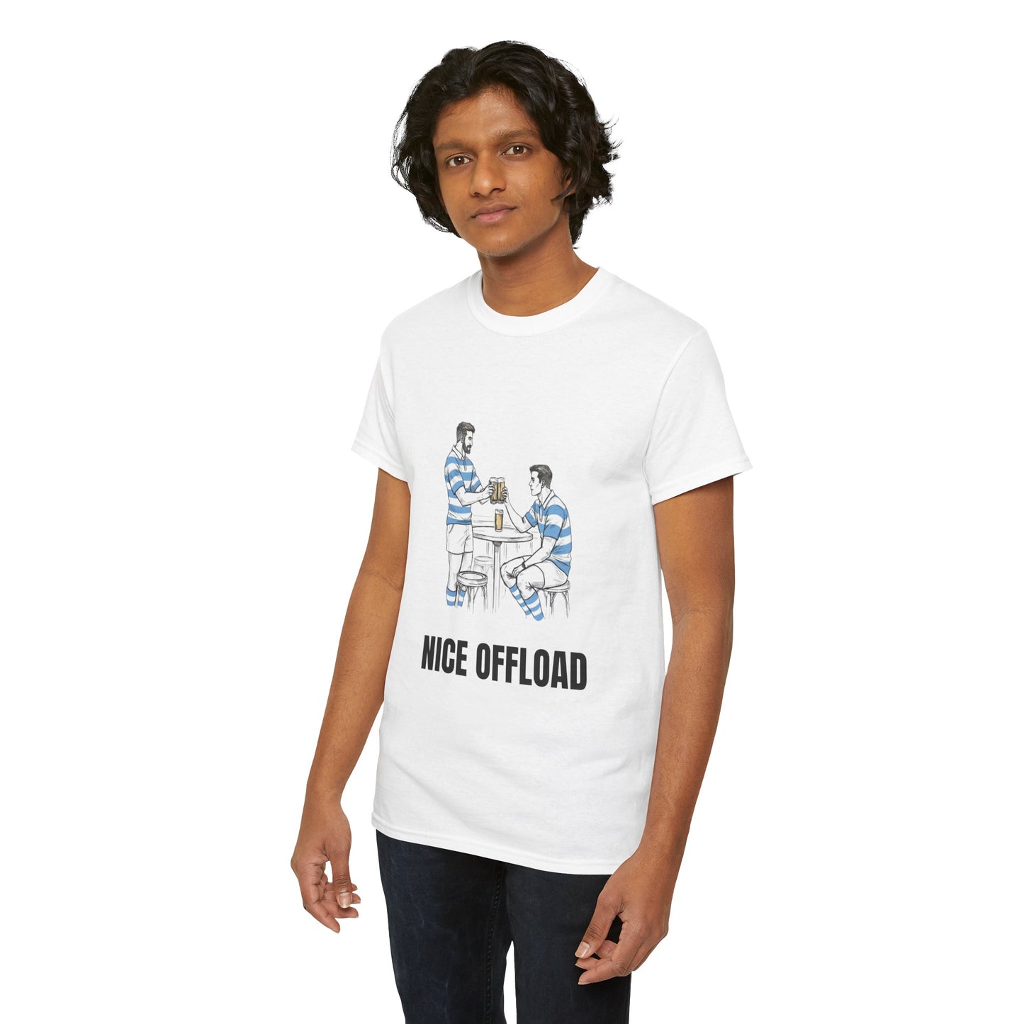Nice Offload – Argentina Rugby Fan T-Shirt | Rugby & Beer