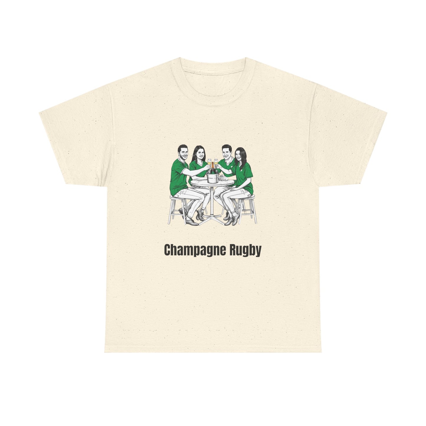 Champagne Rugby T-Shirt – Irish Rugby Fan Gift
