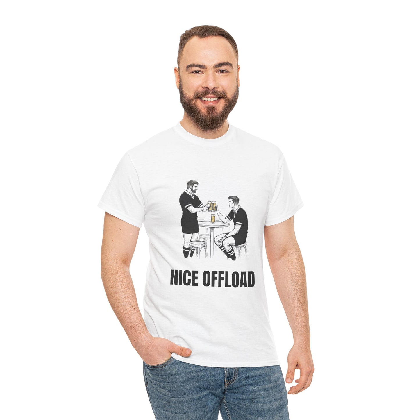 Nice Offload – New Zealand Rugby Fan T-Shirt | Rugby & Beer