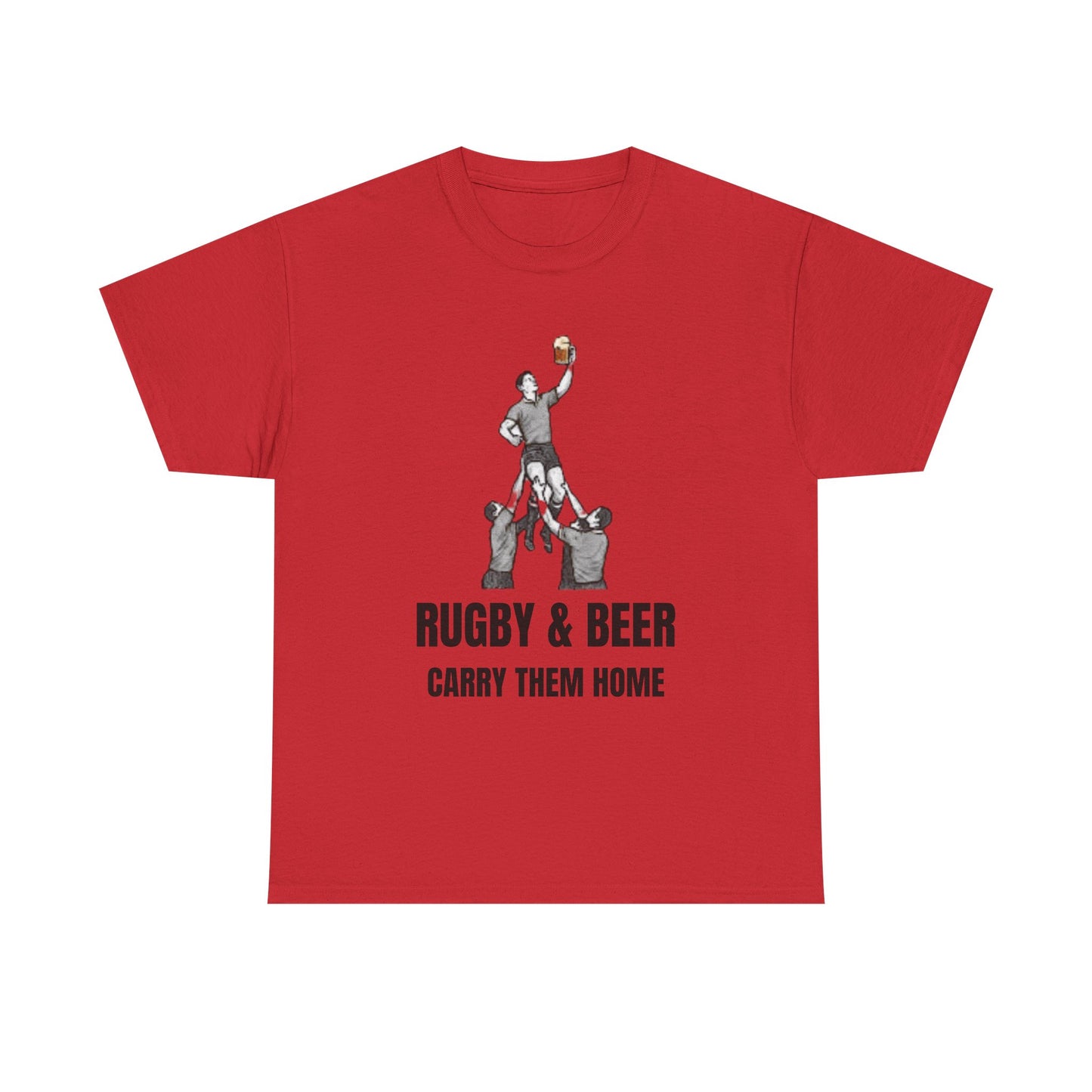 Carry Them Home England Rugby T-Shirt | Rugby & Beer Fan Tee