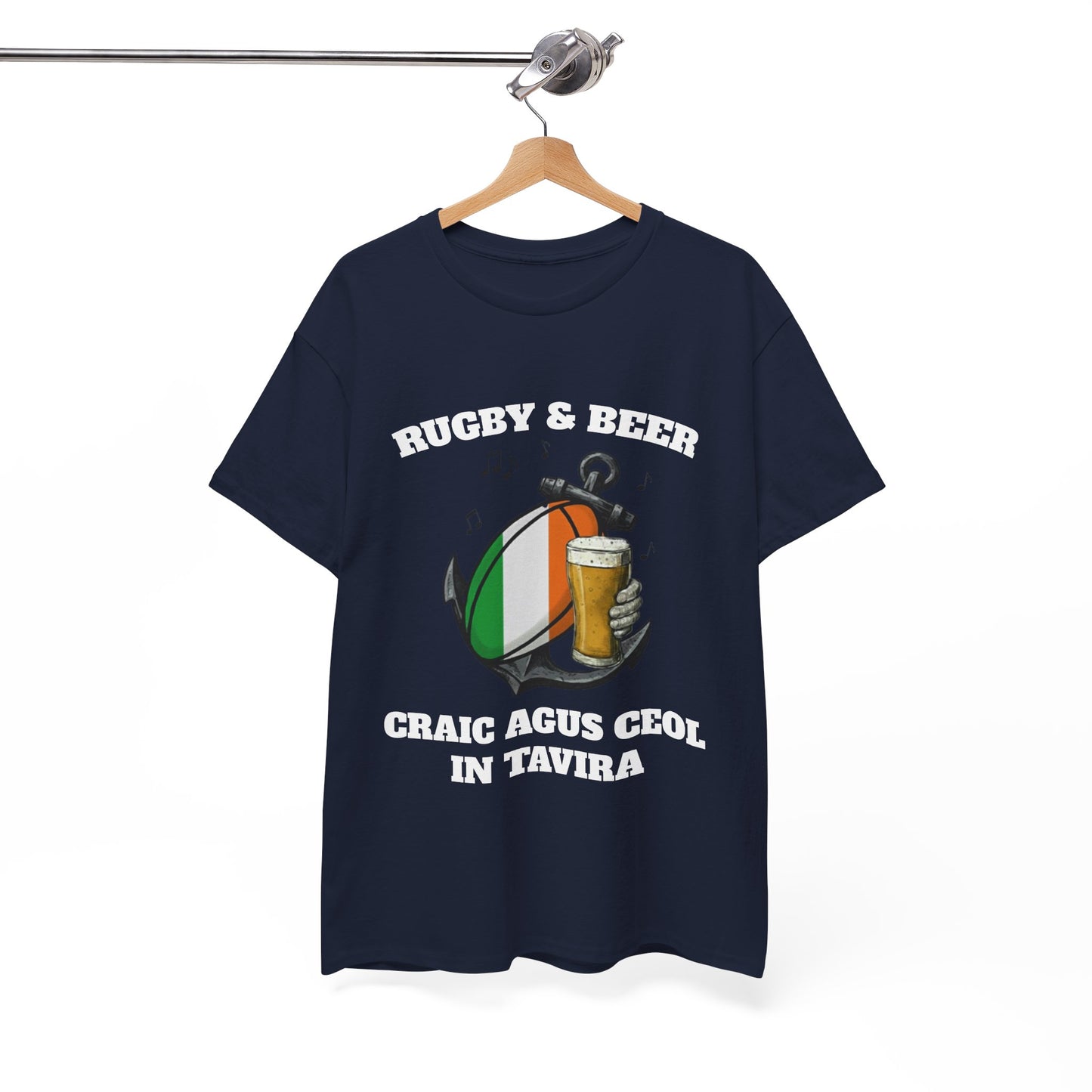 Personalised Rugby & Beer T-Shirt / Tavira