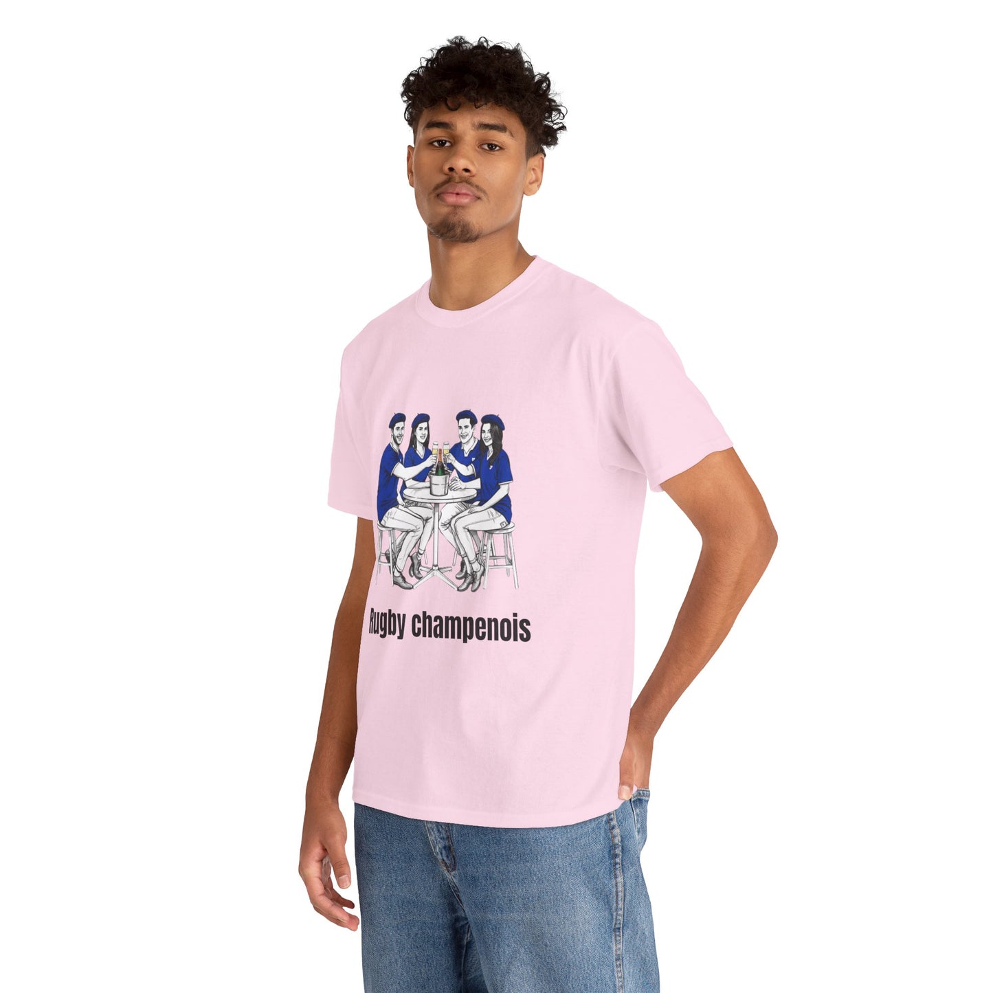 Champagne Rugby T-shirt - French Rubgy Fan Gift