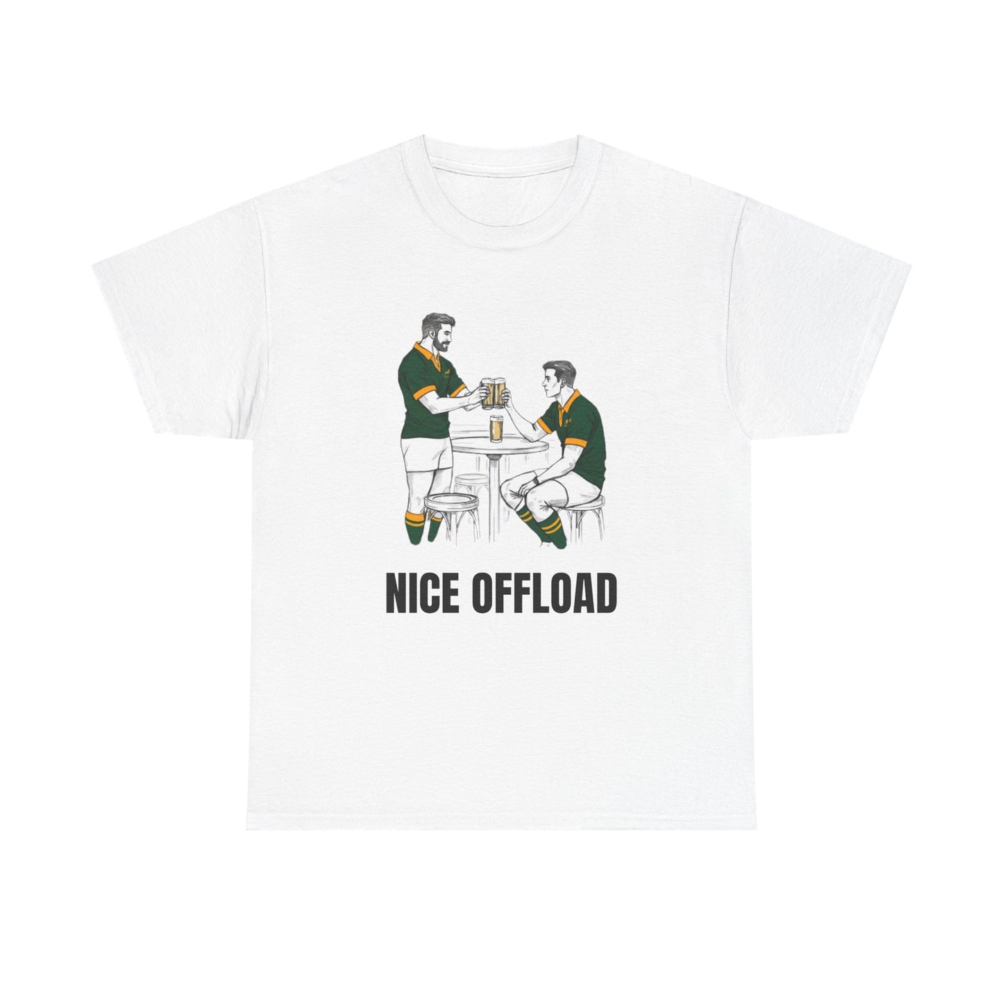Nice Offload – South Africa Rugby Fan T-Shirt | Rugby & Beer