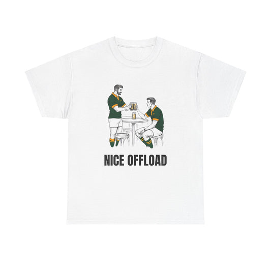 Nice Offload – South Africa Rugby Fan T-Shirt | Rugby & Beer