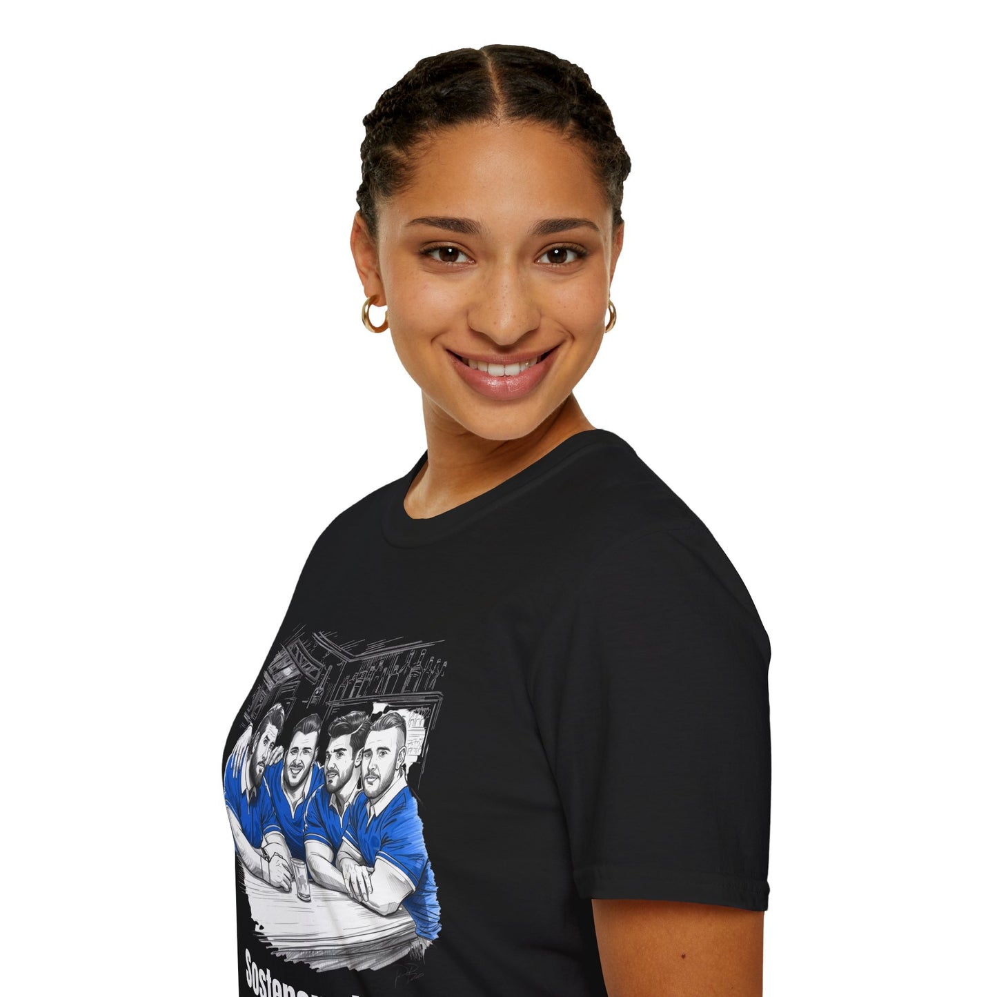 Propping Up The Bar – Funny Italian Rugby T-Shirt for Fans & Gifts