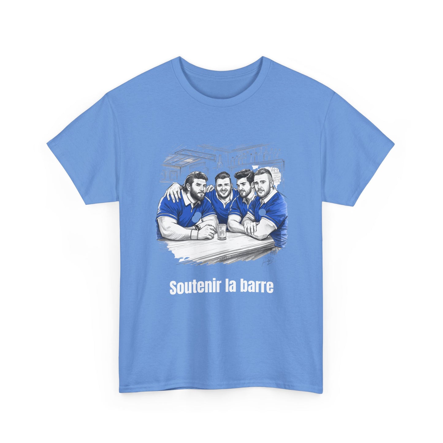 Propping Up The Bar – Funny French Rugby T-Shirt for Fans & Gifts