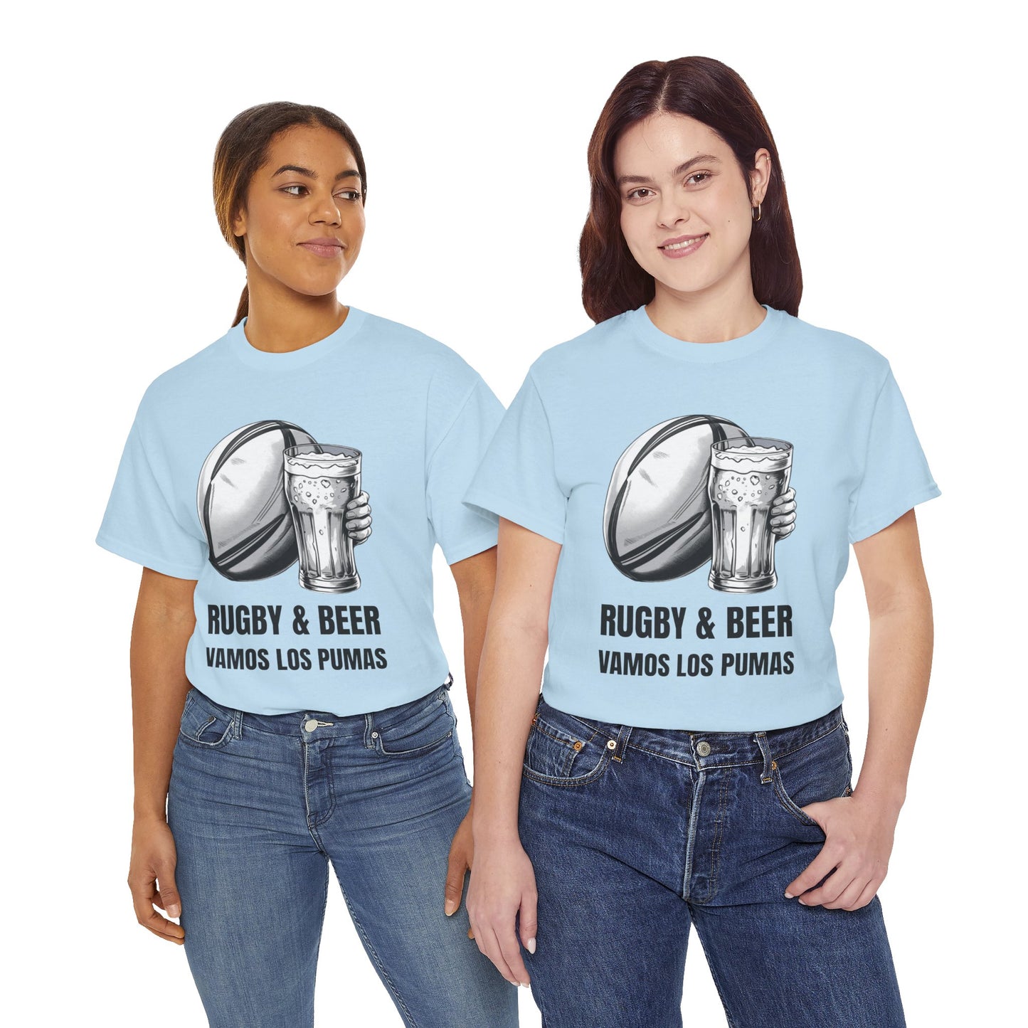 Rugby & Beer ¨Vamos Los Pumas¨ T-Shirt - Argentinian Rugby Fan Matchday Gift