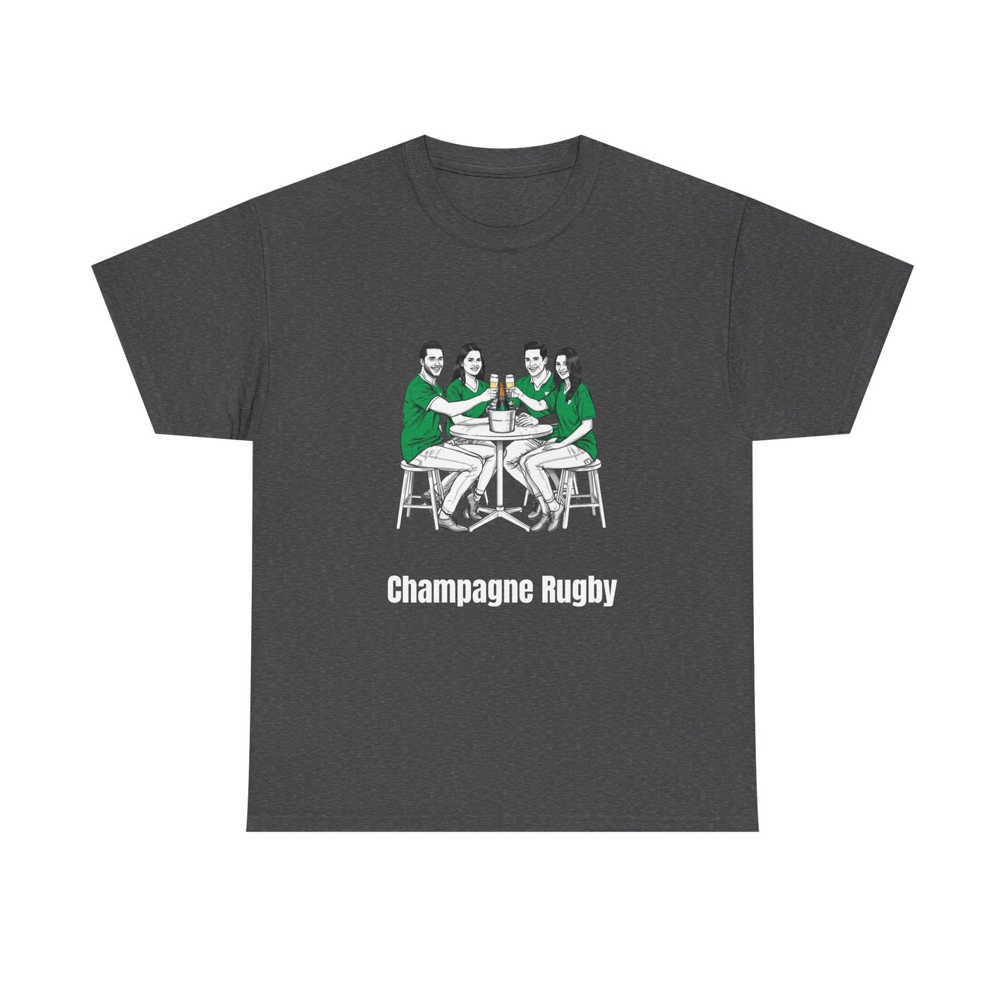 Champagne Rugby T-Shirt – Irish Rugby Fan Gift