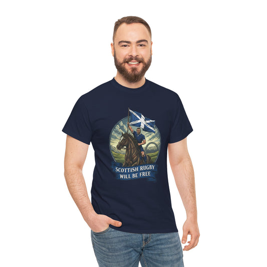 Scottish Rugby T-Shirt – “Scottish Rugby Will Be Free” | Scotland Rugby Fan Gift