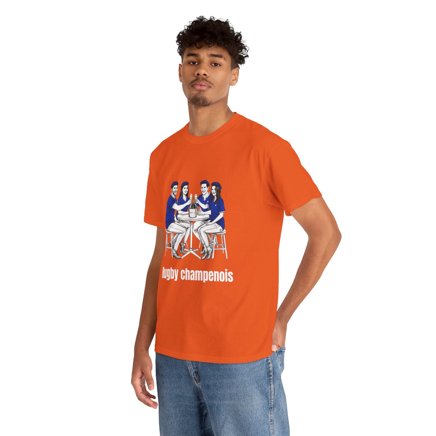 Champagne Rugby T-shirt - French Rubgy Fan Gift