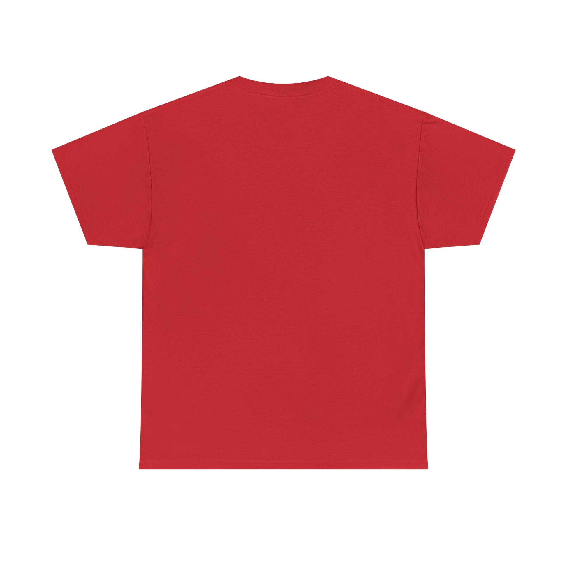 Red t-shirt on a white background