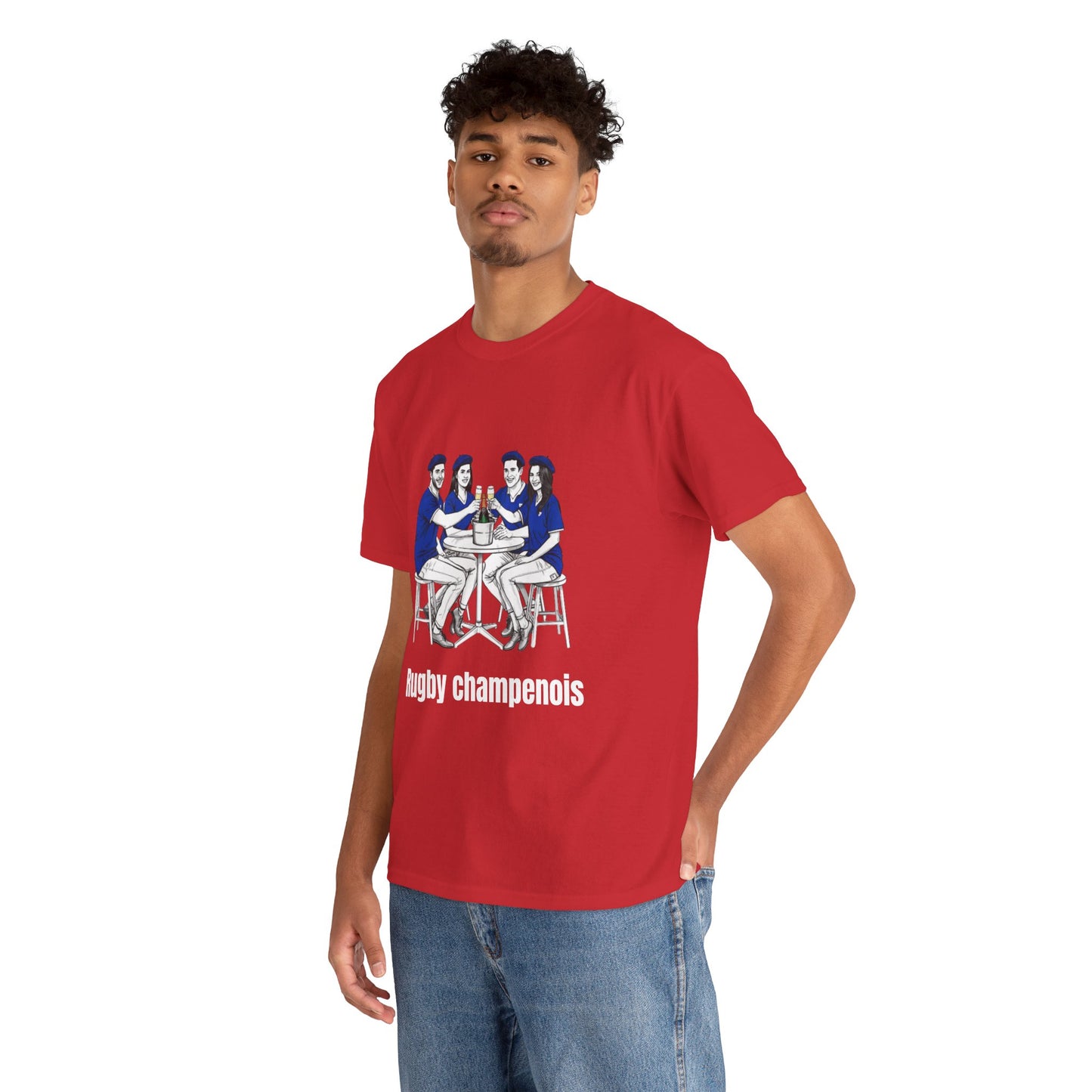 Champagne Rugby T-shirt - French Rubgy Fan Gift