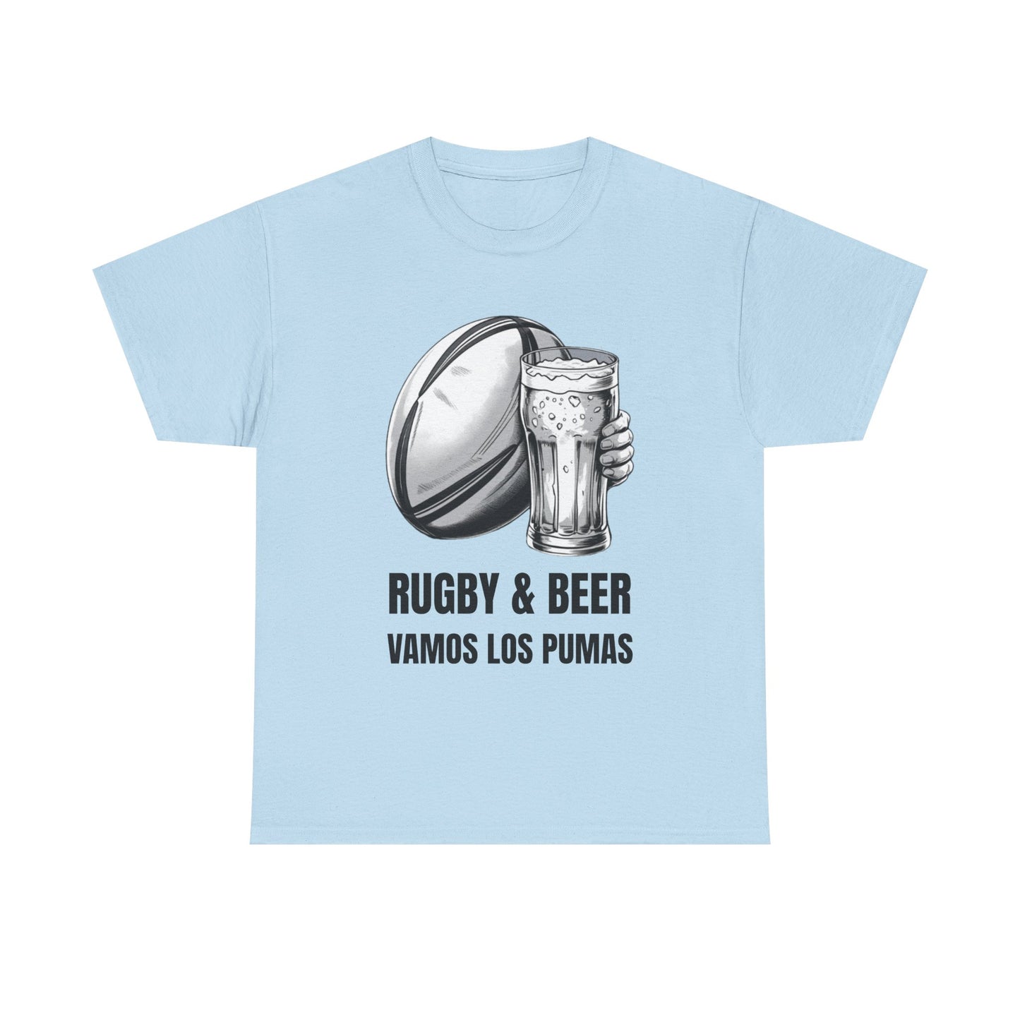 Rugby & Beer ¨Vamos Los Pumas¨ T-Shirt - Argentinian Rugby Fan Matchday Gift