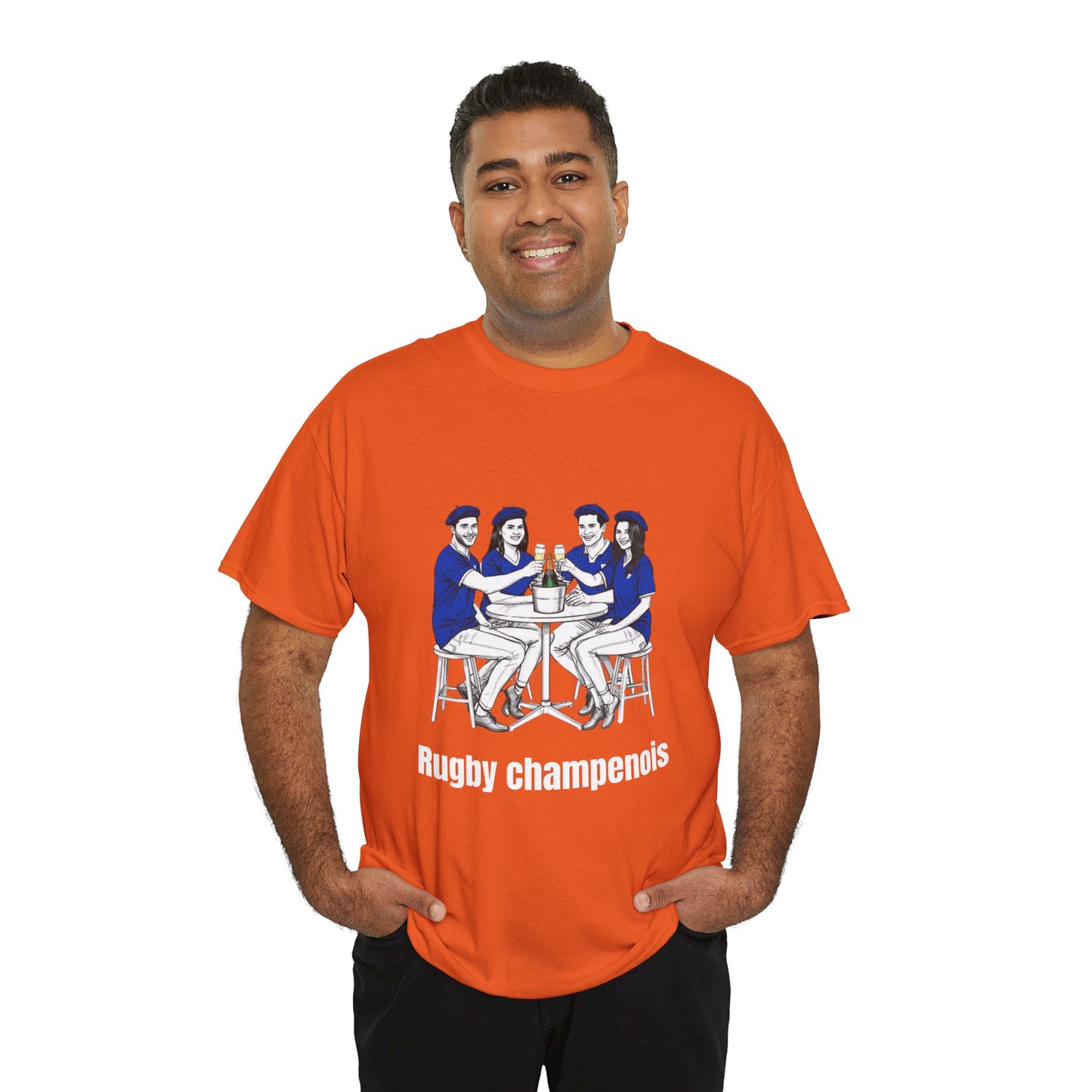 Champagne Rugby T-shirt - French Rubgy Fan Gift
