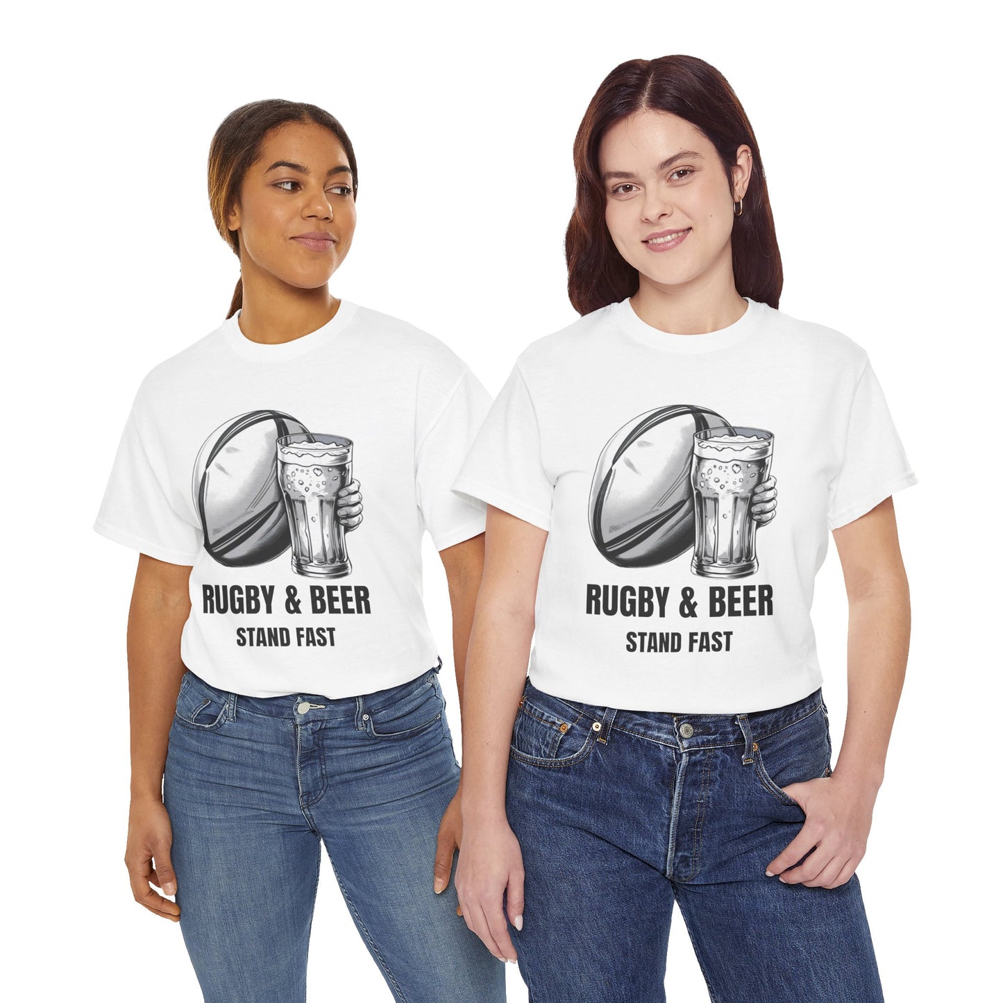Rugby & Beer “Stand Fast” T-Shirt – Scotland Rugby Fan Matchday Gift