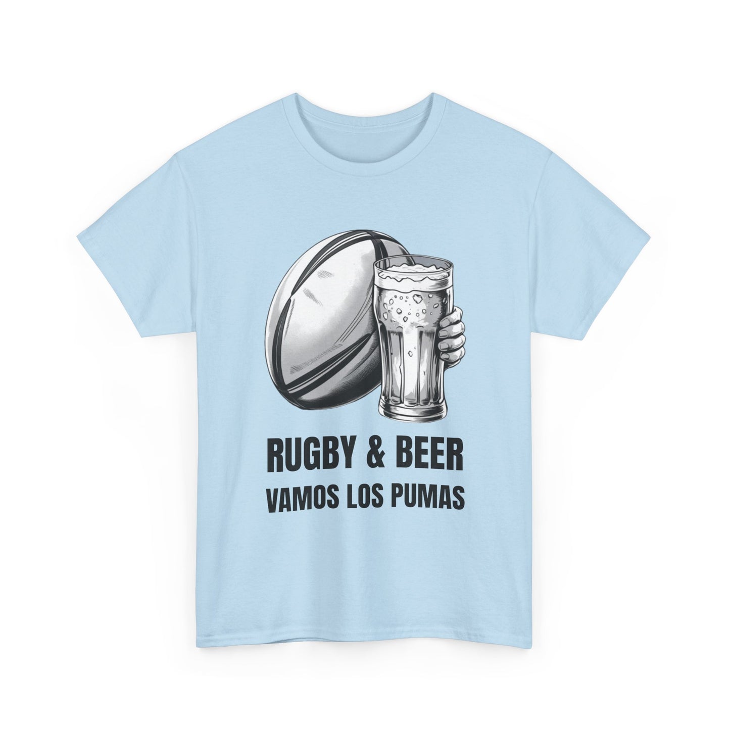 Rugby & Beer ¨Vamos Los Pumas¨ T-Shirt - Argentinian Rugby Fan Matchday Gift