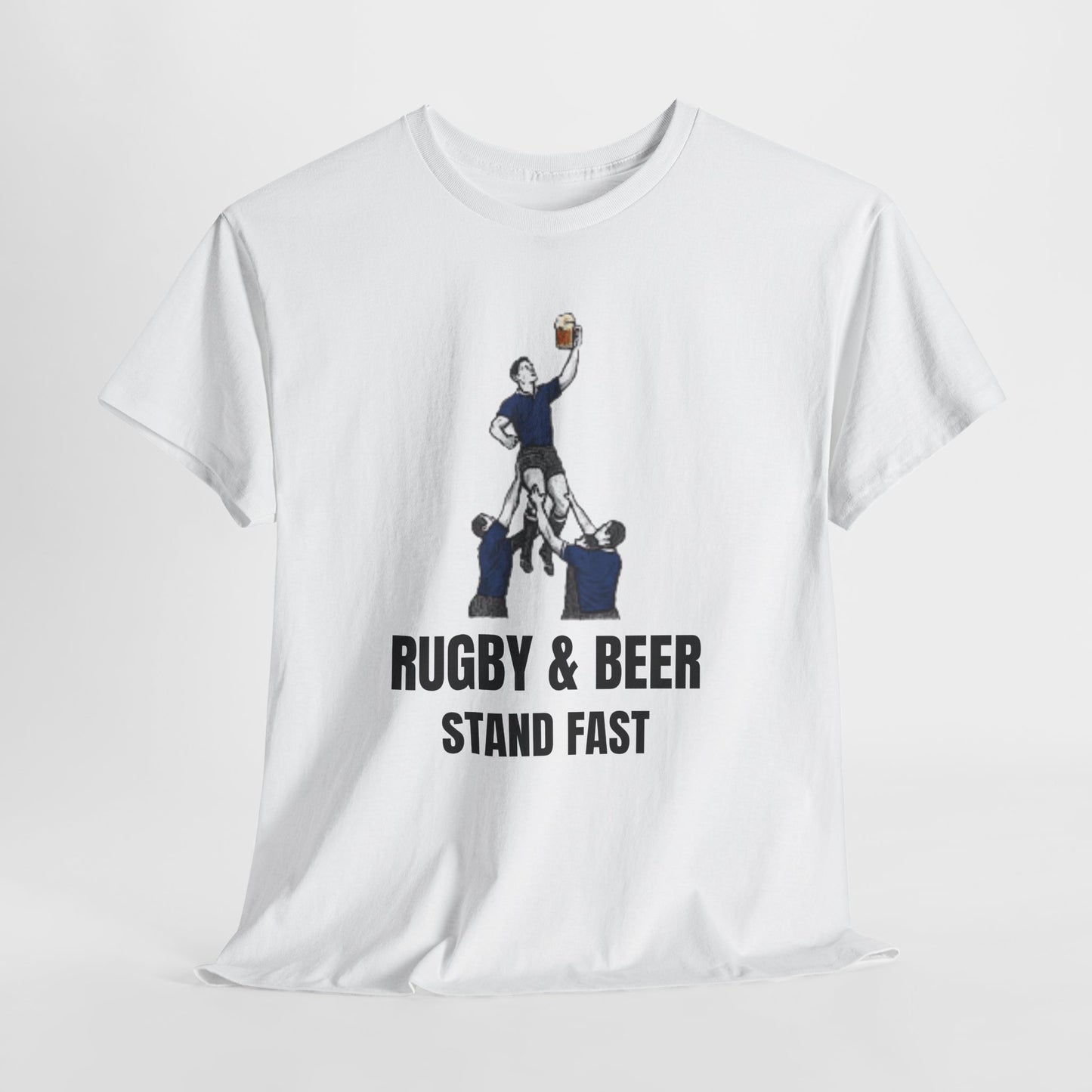 Stand Fast Scotland Rugby T-Shirt | Rugby & Beer Fan Tee