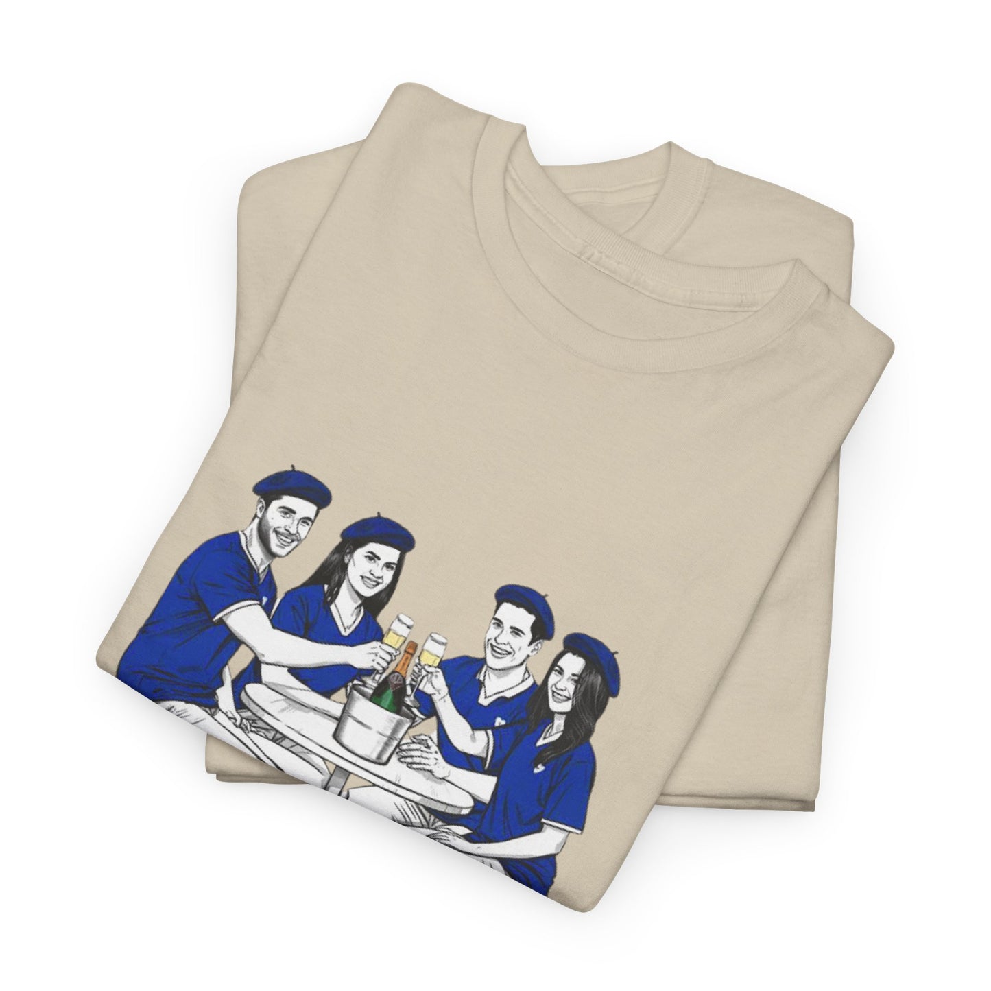Champagne Rugby T-shirt - French Rubgy Fan Gift