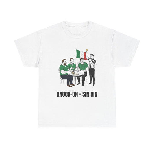 Irish Rugby & Beer T-Shirt – Yellow Card Pint Spill | Funny Rugby Fans Tee