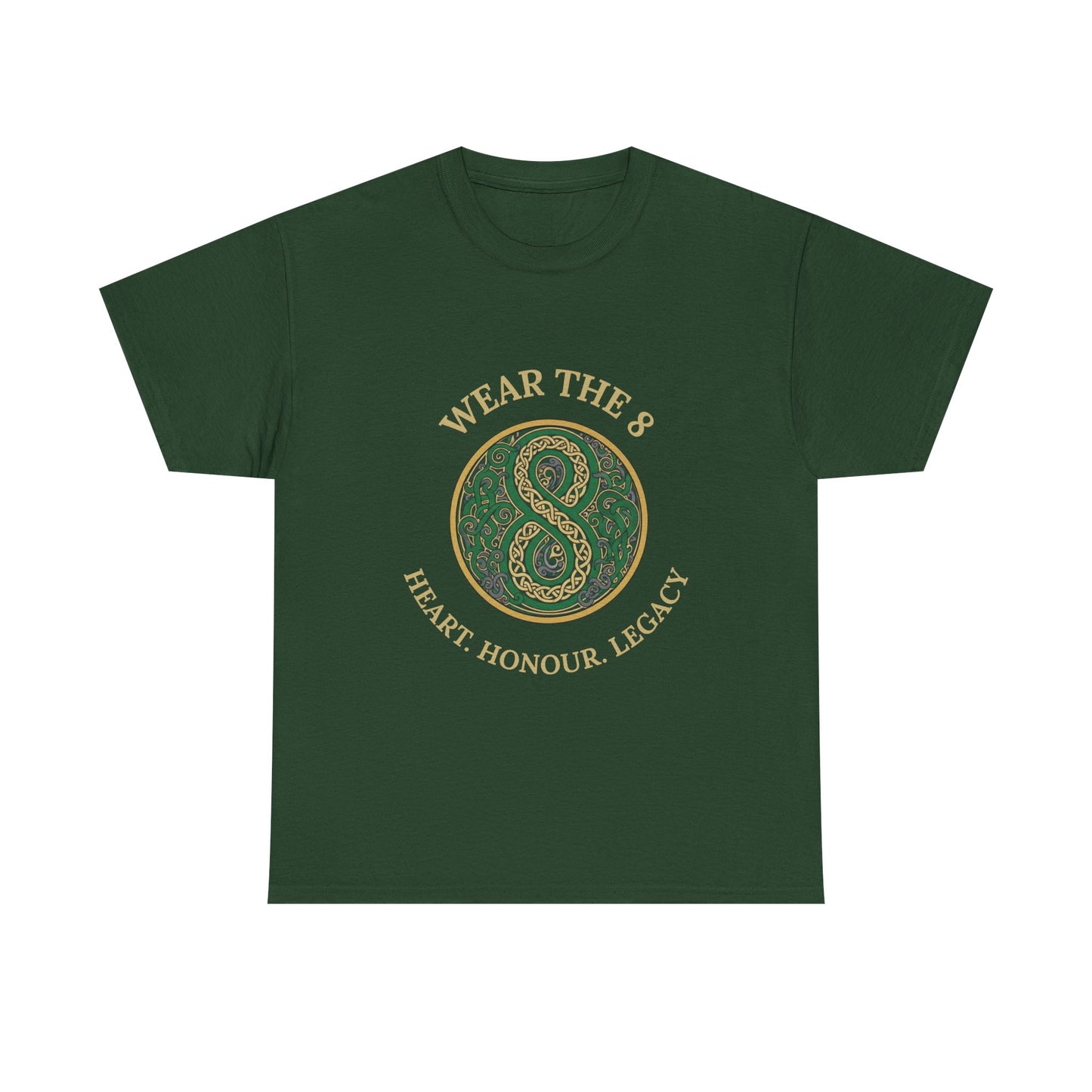 WEAR THE 8 – Heart. Honour. Legacy. | Irish Rugby Tribute T-Shirt