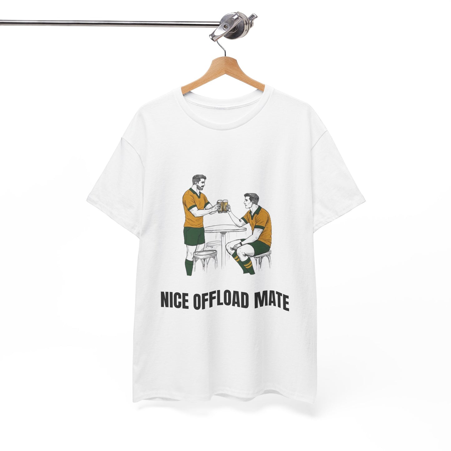 Nice Offload – Australia Rugby Fan T-Shirt | Rugby & Beer