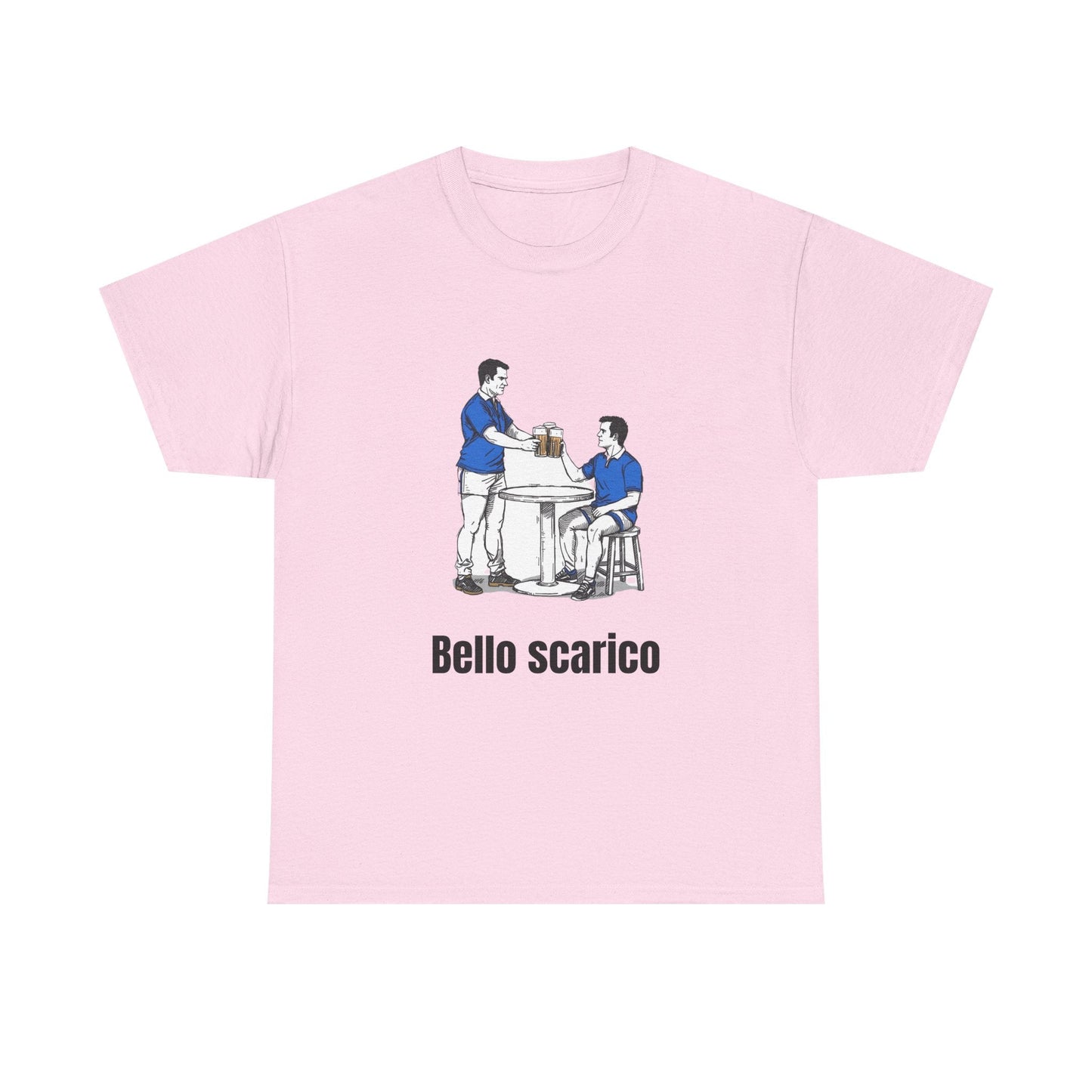 "Bello Scarico" T-Shirt for Italian Rugby Fans - Rugby & Beer