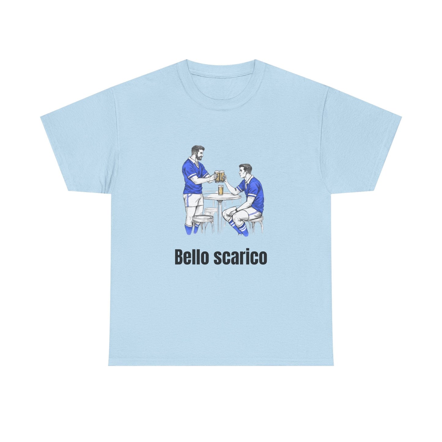 "Bello Scarico" T-Shirt for Italian Rugby Fans - Rugby & Beer