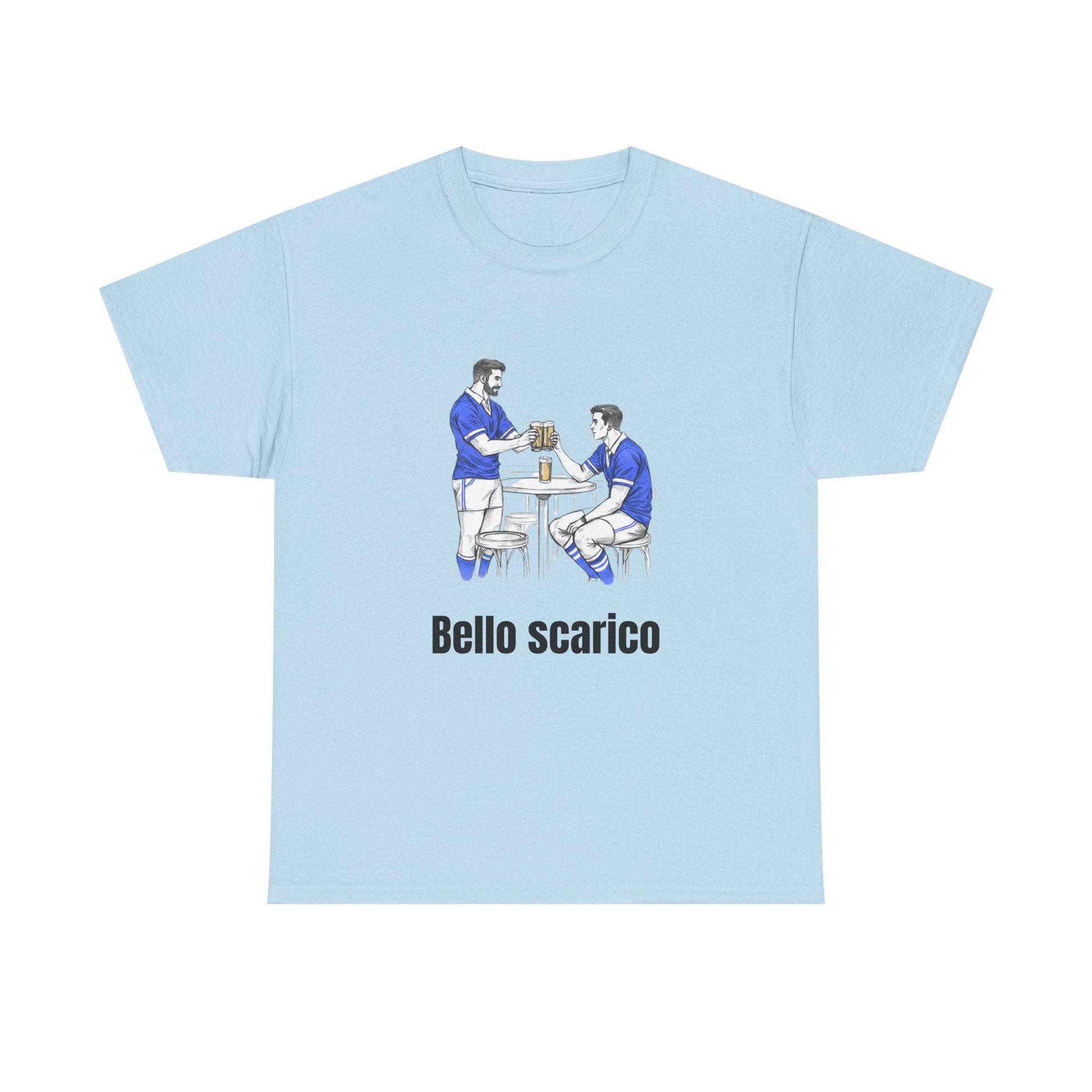 "Bello Scarico" T-Shirt for Italian Rugby Fans - Rugby & Beer
