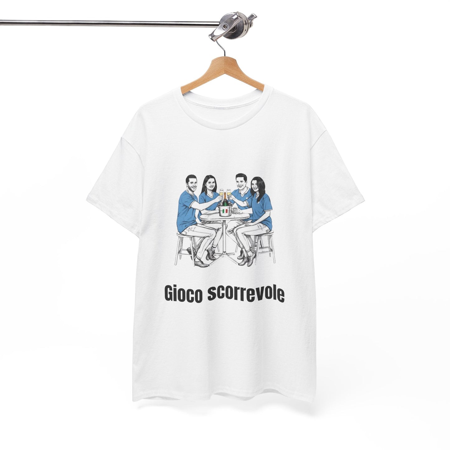 Champagne Rugby Shirt - Gift for Italian Six Nations Fans - Rugby & Beer