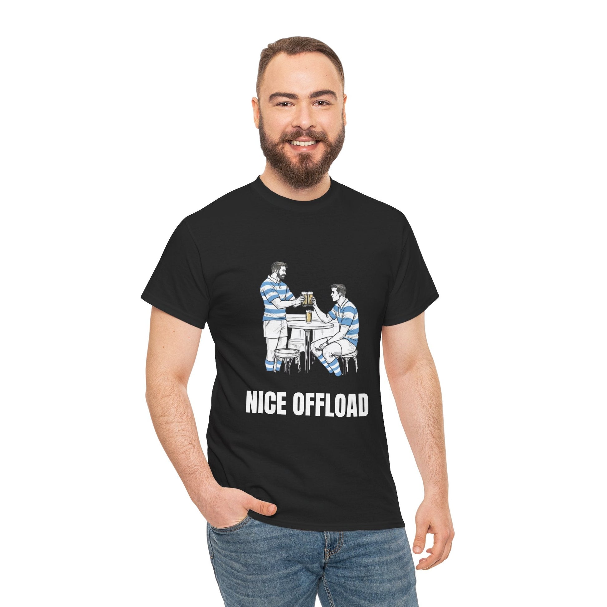 Nice Offload – Argentina Rugby Fan T-Shirt | Rugby & Beer - Rugby & Beer