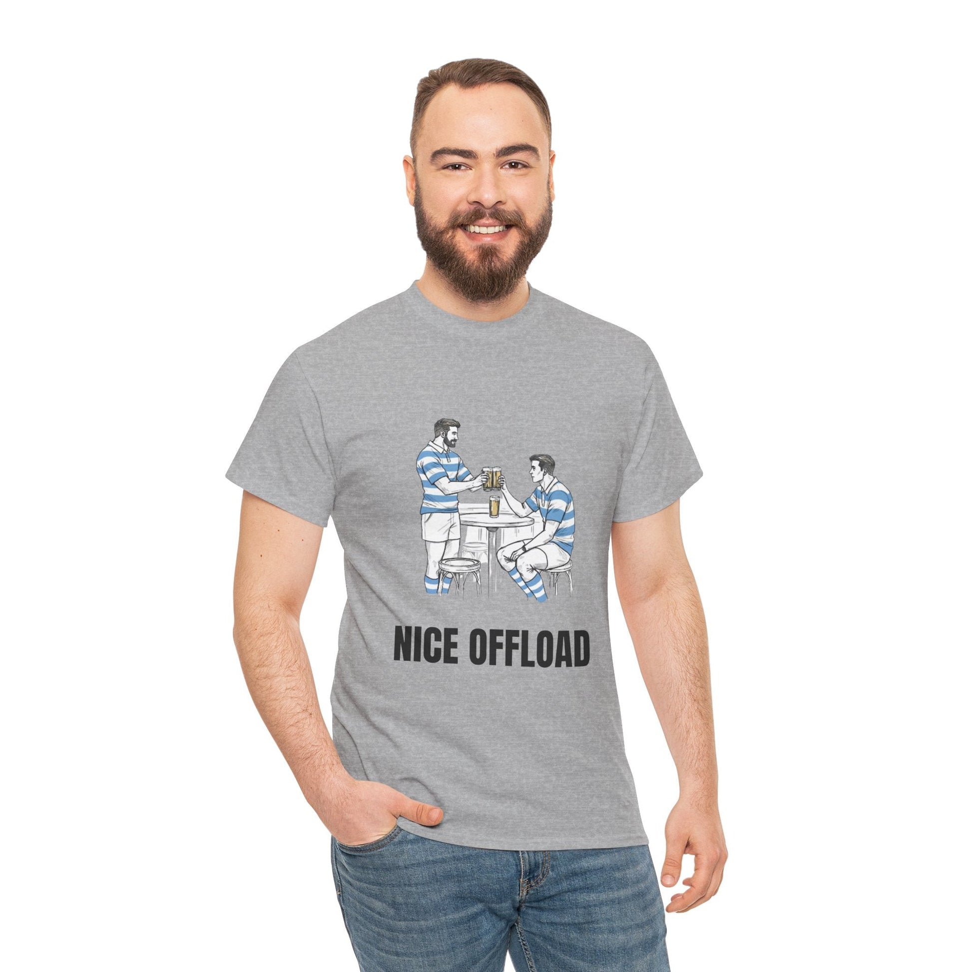 Nice Offload – Argentina Rugby Fan T-Shirt | Rugby & Beer - Rugby & Beer