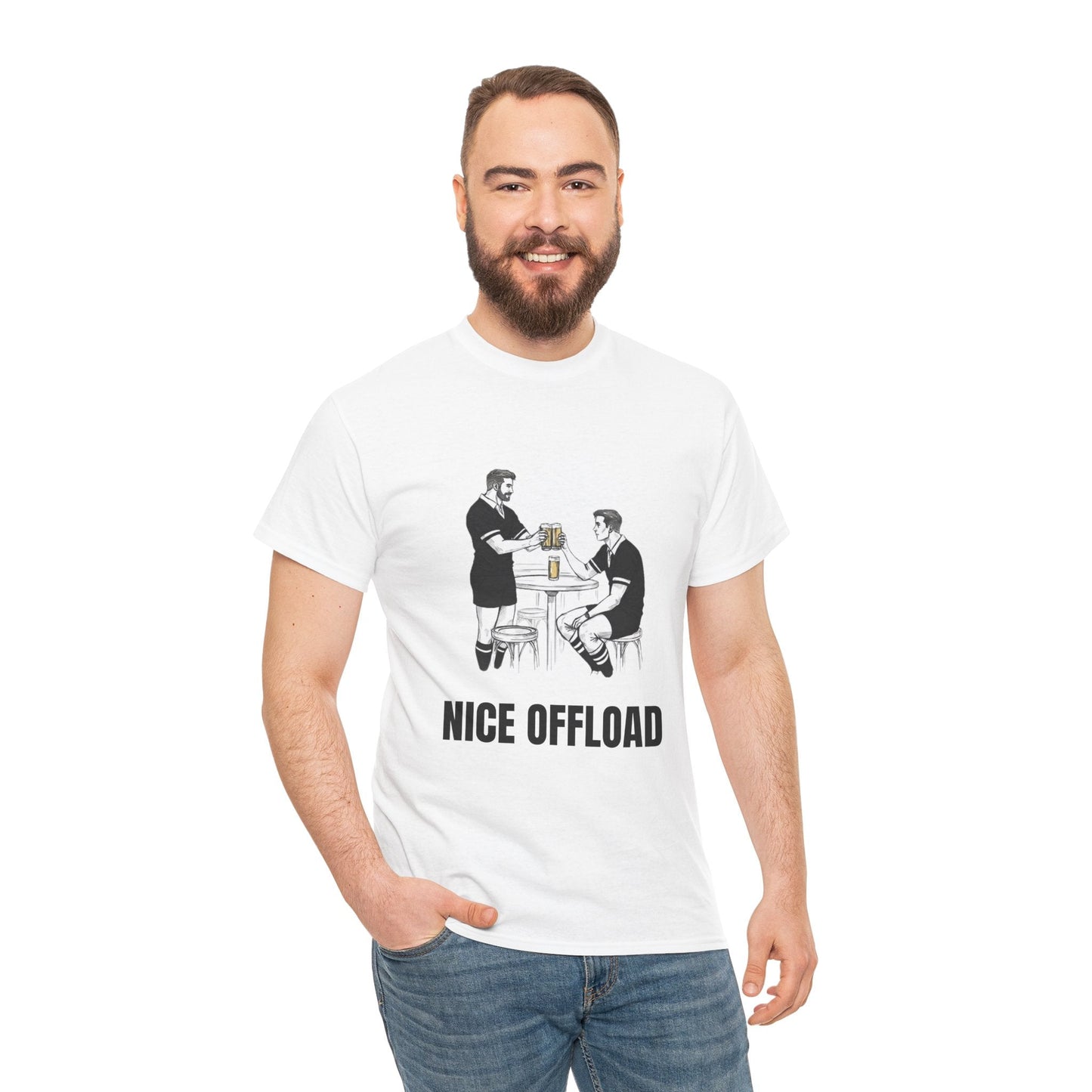 Nice Offload – New Zealand Rugby Fan T-Shirt | Rugby & Beer - Rugby & Beer