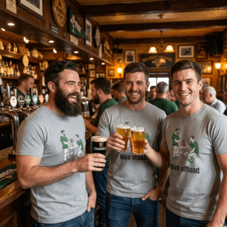 Nice Offload Rugby T-Shirt – Irish Rugby Fan Gift - Rugby & Beer