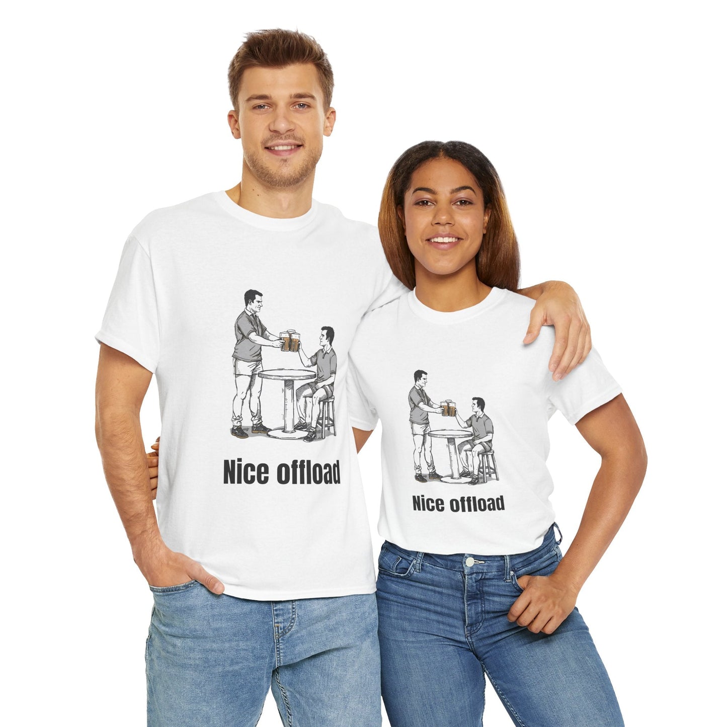 Nice Offload Rugby T-Shirt – Rugby Fan Gift - Rugby & Beer