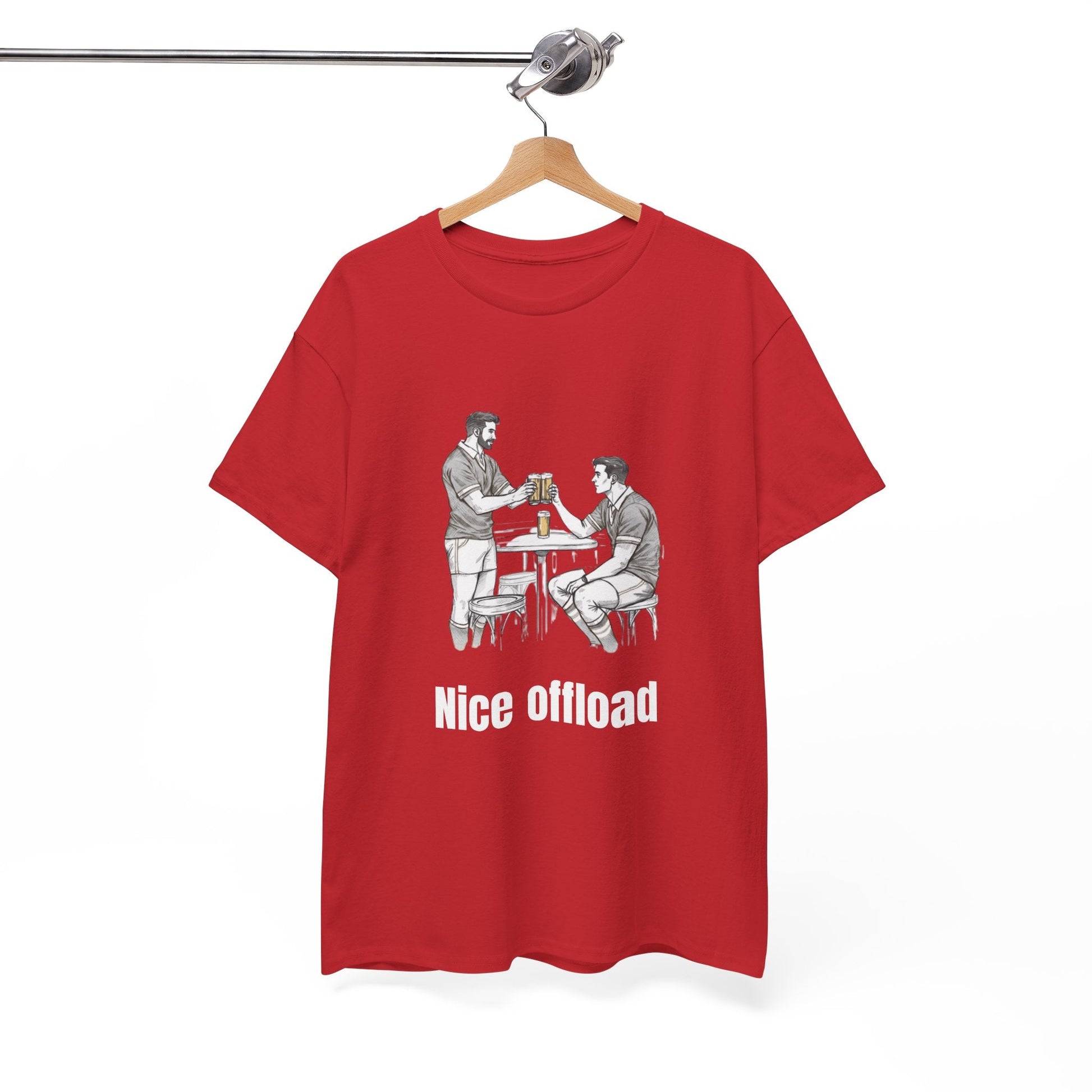 Nice Offload Rugby T-Shirt – Rugby Fan Gift - Rugby & Beer