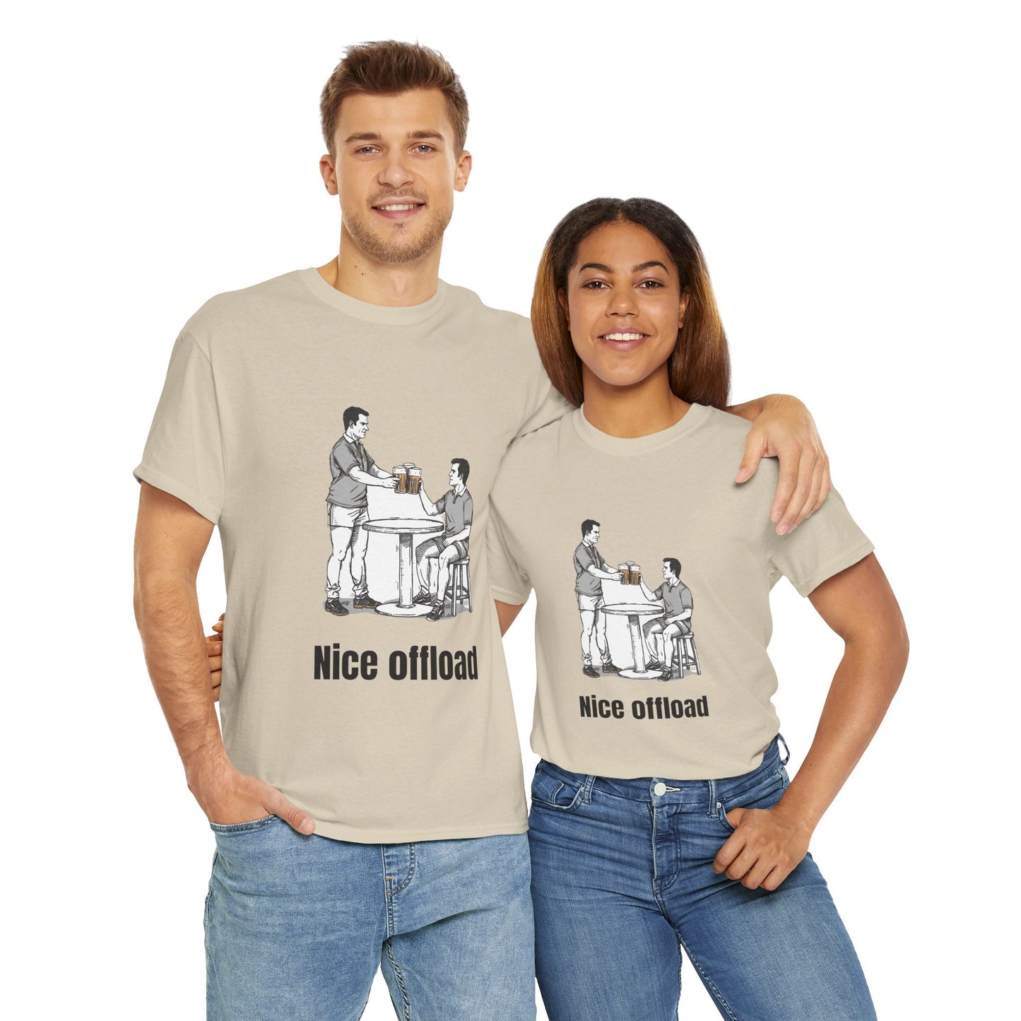 Nice Offload Rugby T-Shirt – Rugby Fan Gift - Rugby & Beer