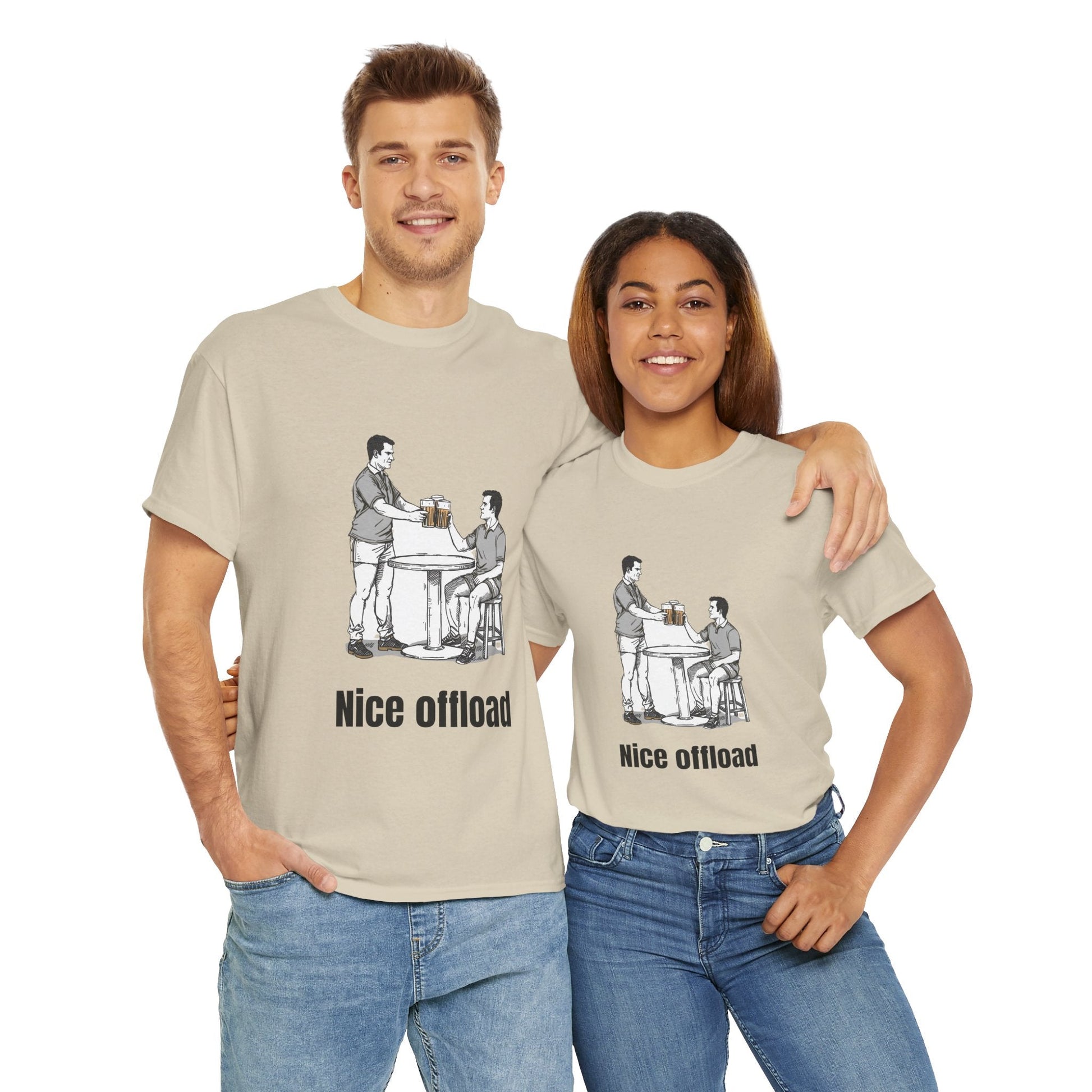Nice Offload Rugby T-Shirt – Rugby Fan Gift - Rugby & Beer