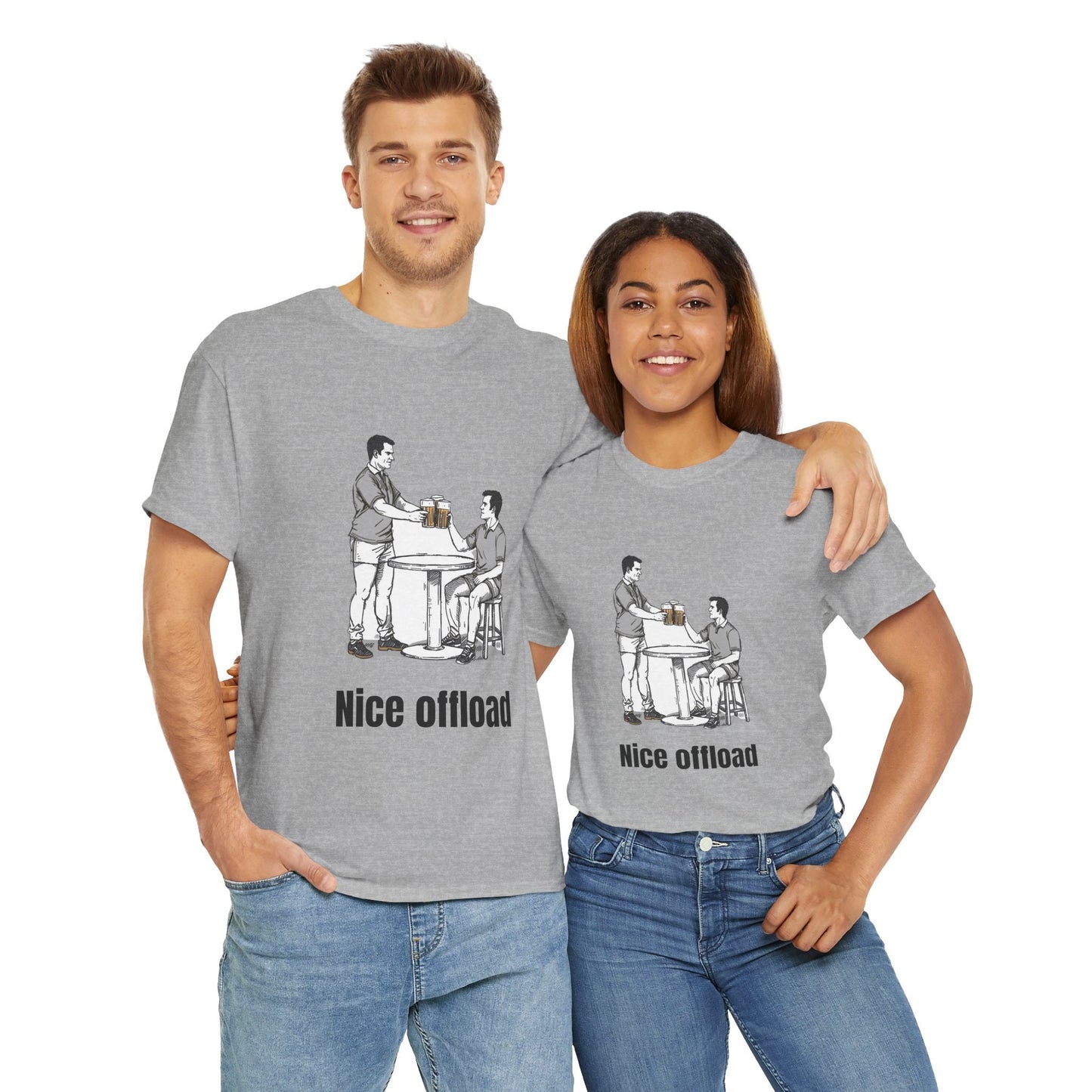 Nice Offload Rugby T-Shirt – Rugby Fan Gift - Rugby & Beer