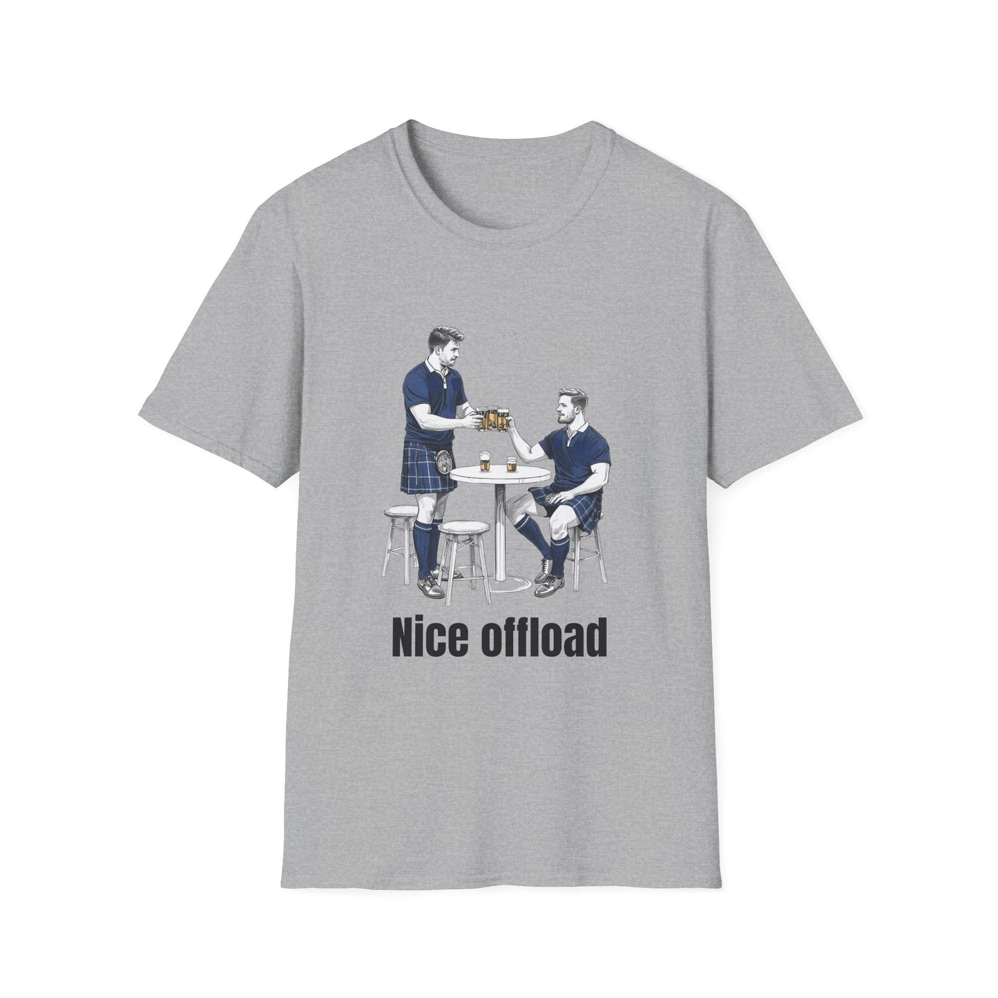 Nice Offload Rugby T-Shirt – Scotland Rugby Fan Gift - Rugby & Beer