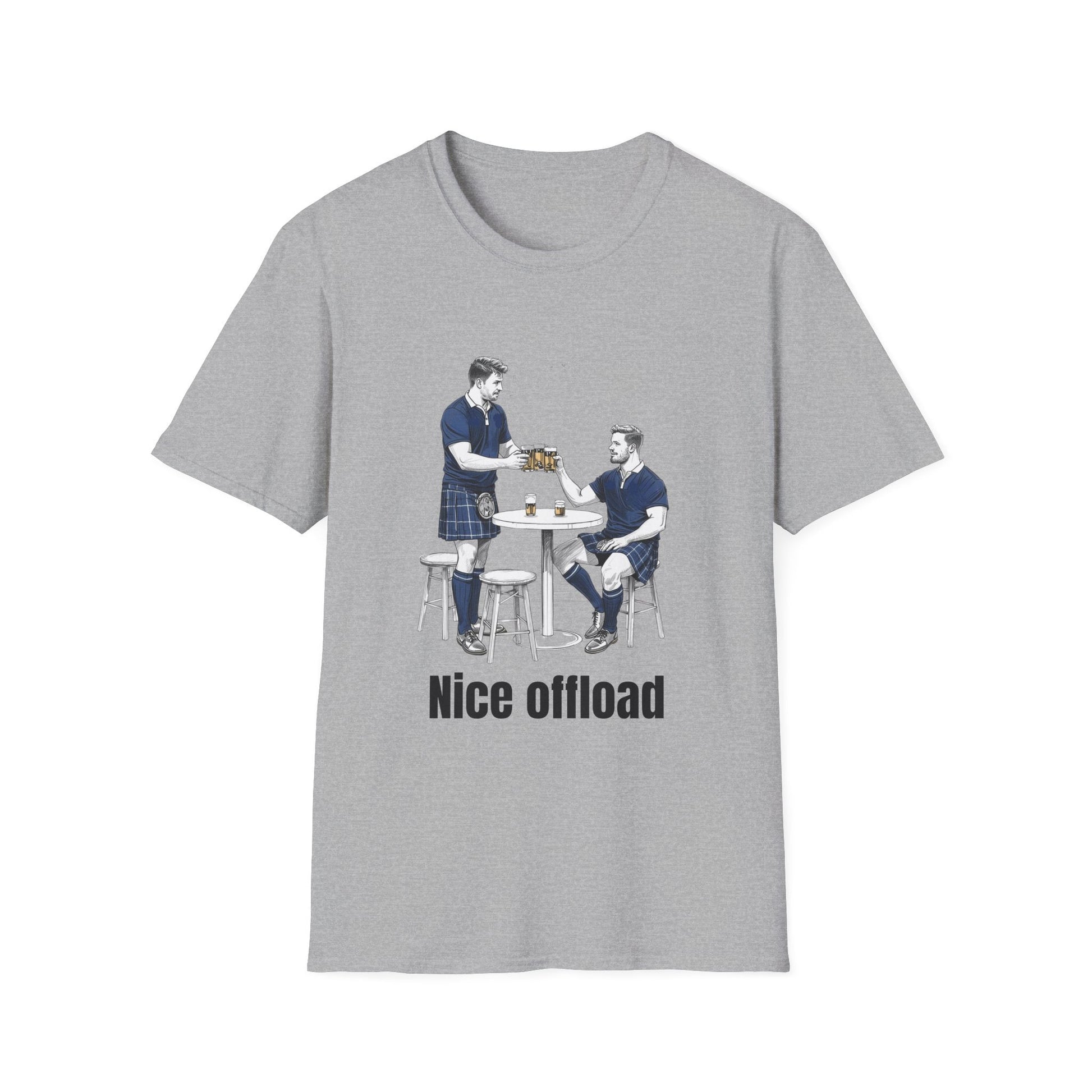 Nice Offload Rugby T-Shirt – Scotland Rugby Fan Gift - Rugby & Beer