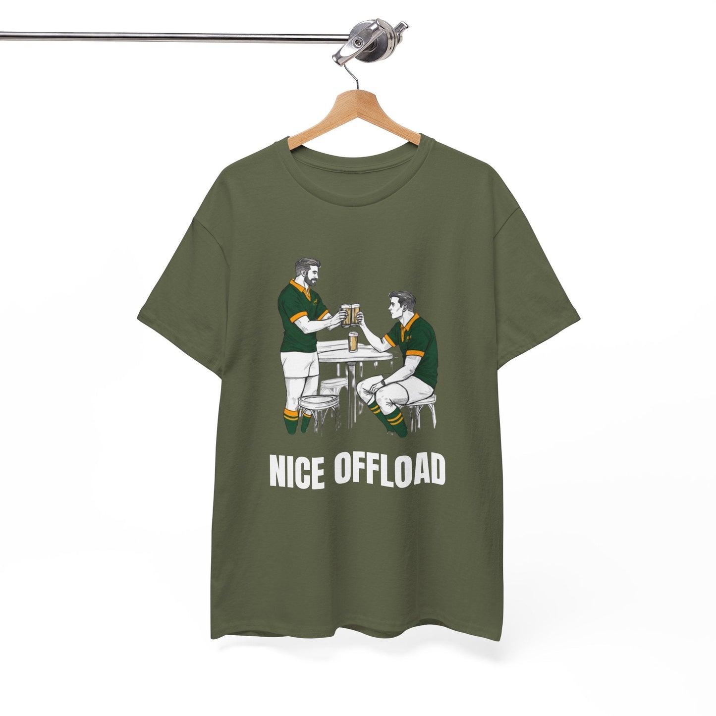 Nice Offload – South Africa Rugby Fan T-Shirt | Rugby & Beer - Rugby & Beer
