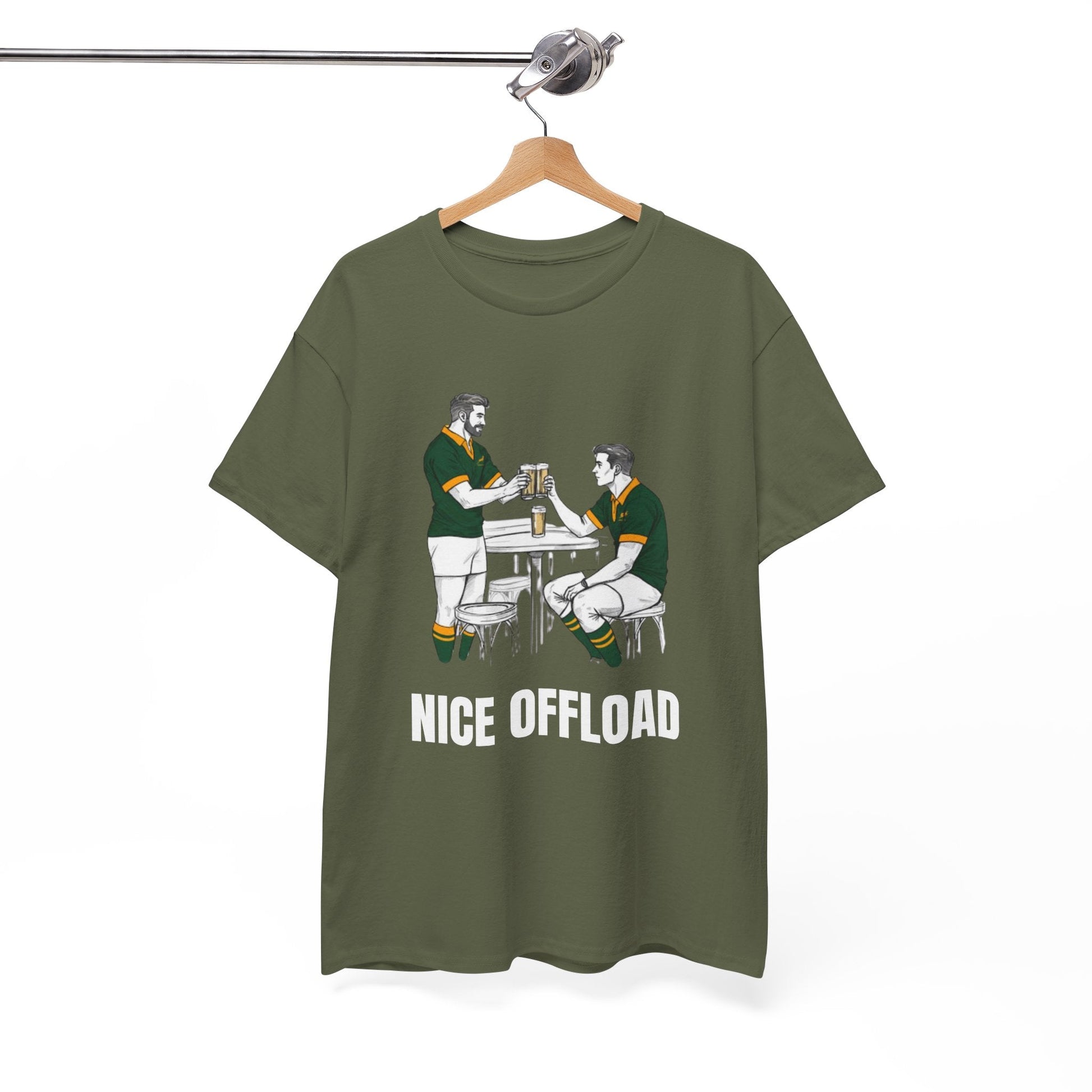 Nice Offload – South Africa Rugby Fan T-Shirt | Rugby & Beer - Rugby & Beer