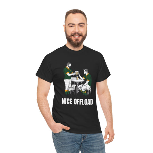 Nice Offload – South Africa Rugby Fan T-Shirt | Rugby & Beer - Rugby & Beer