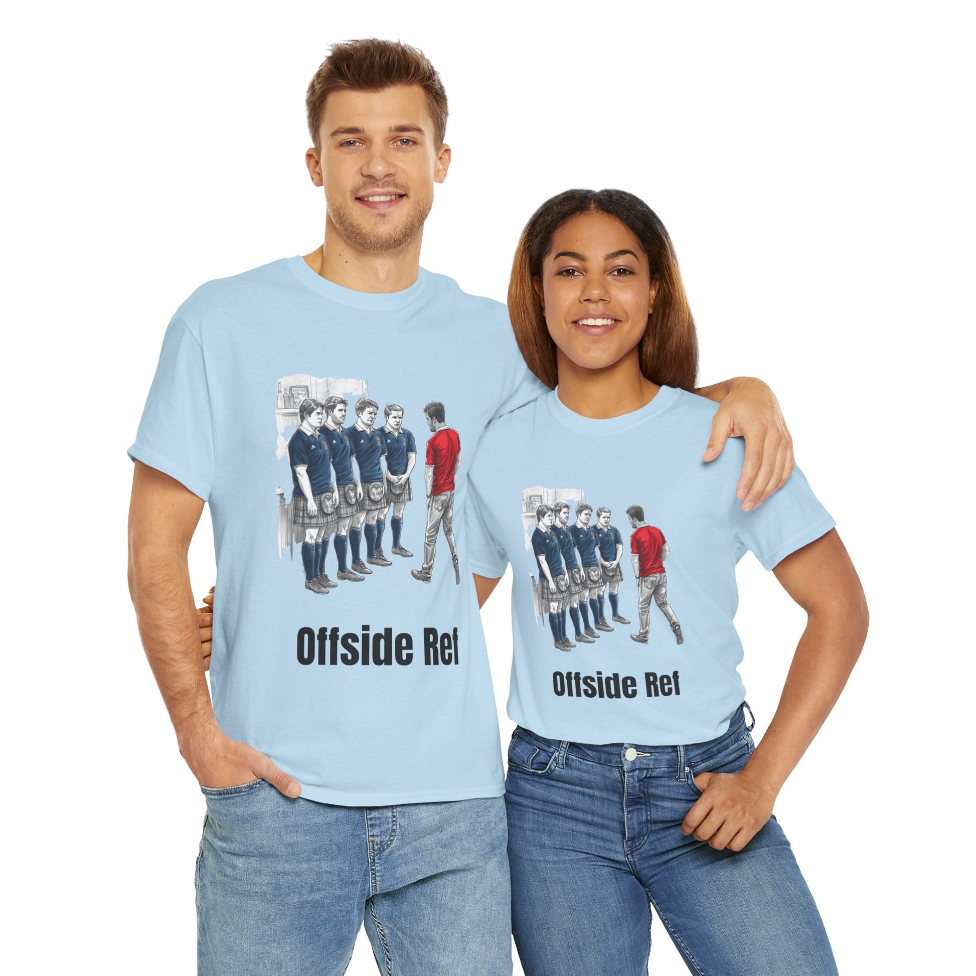 Offside Ref – Funny Scottish Rugby T-Shirt for Fans & Gifts - Rugby & Beer