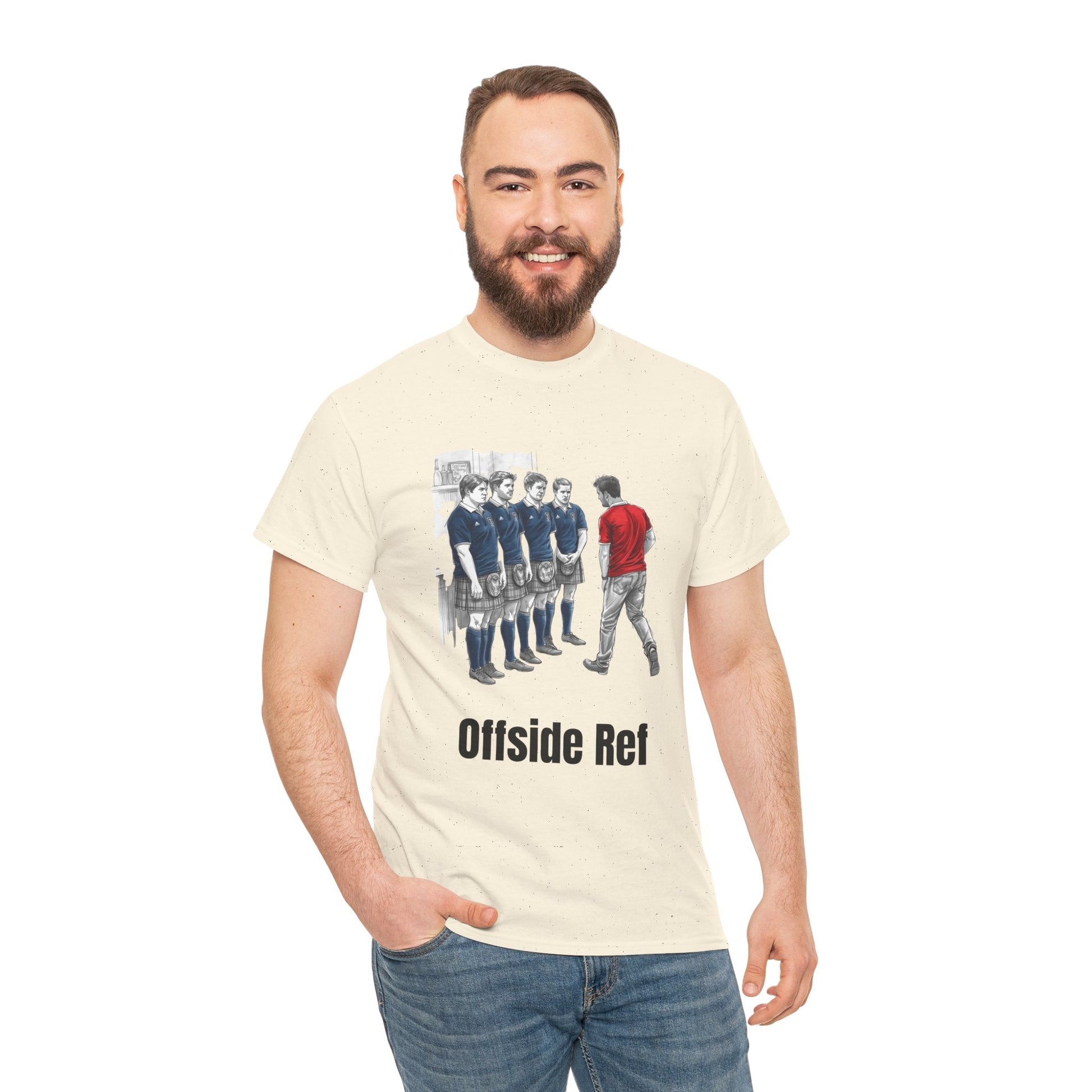 Offside Ref – Funny Scottish Rugby T-Shirt for Fans & Gifts - Rugby & Beer