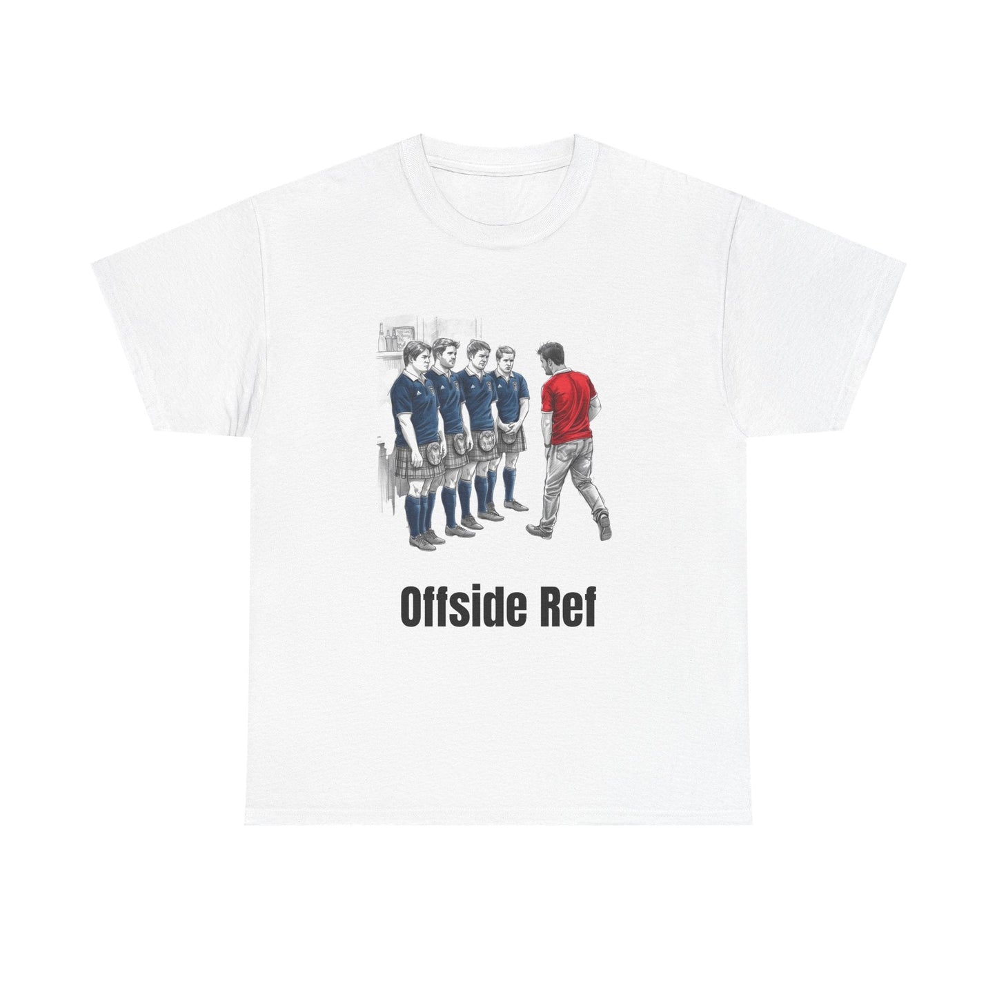 Offside Ref – Funny Scottish Rugby T-Shirt for Fans & Gifts - Rugby & Beer