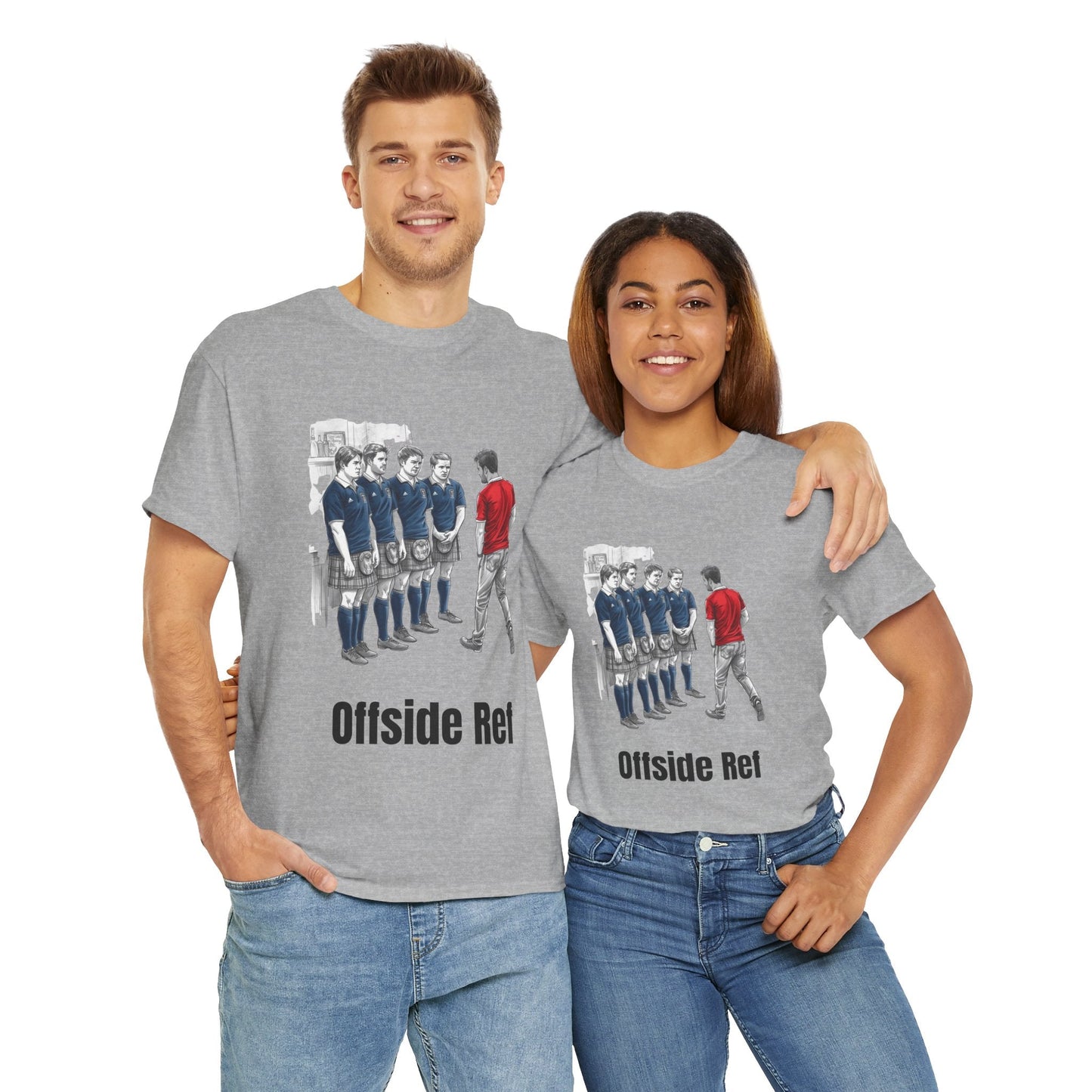 Offside Ref – Funny Scottish Rugby T-Shirt for Fans & Gifts - Rugby & Beer