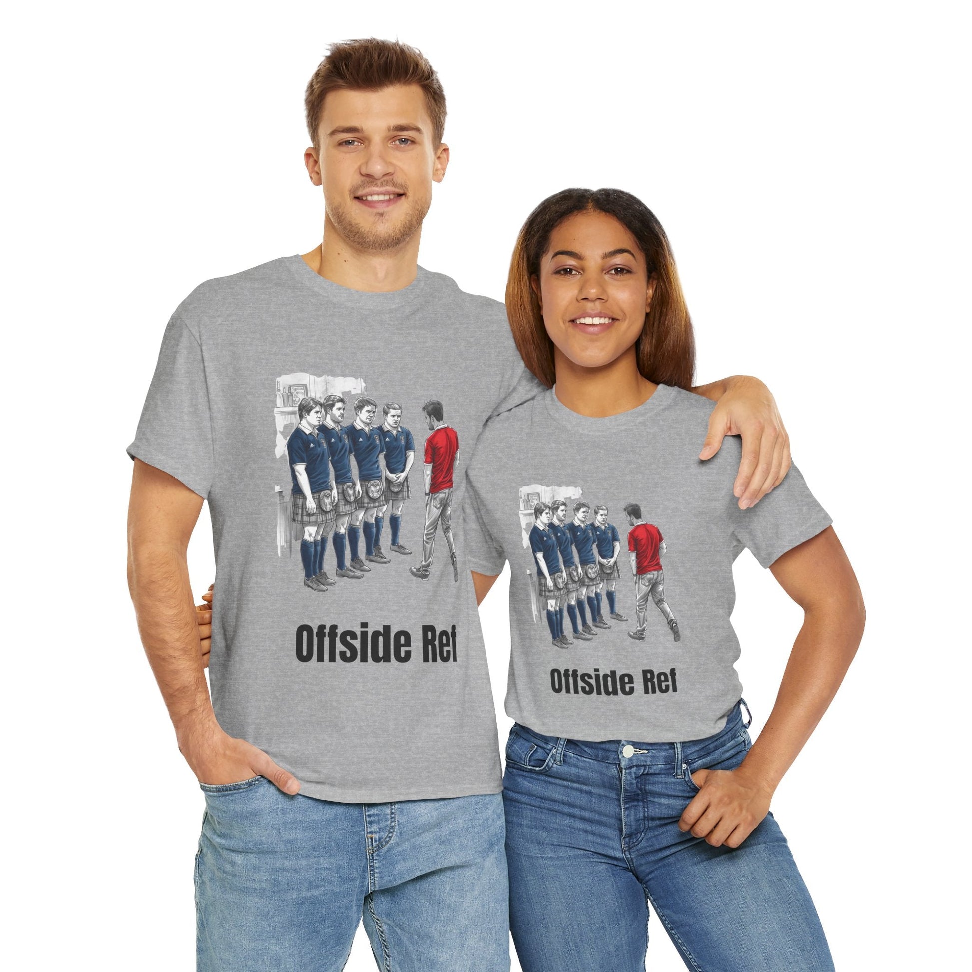 Offside Ref – Funny Scottish Rugby T-Shirt for Fans & Gifts - Rugby & Beer